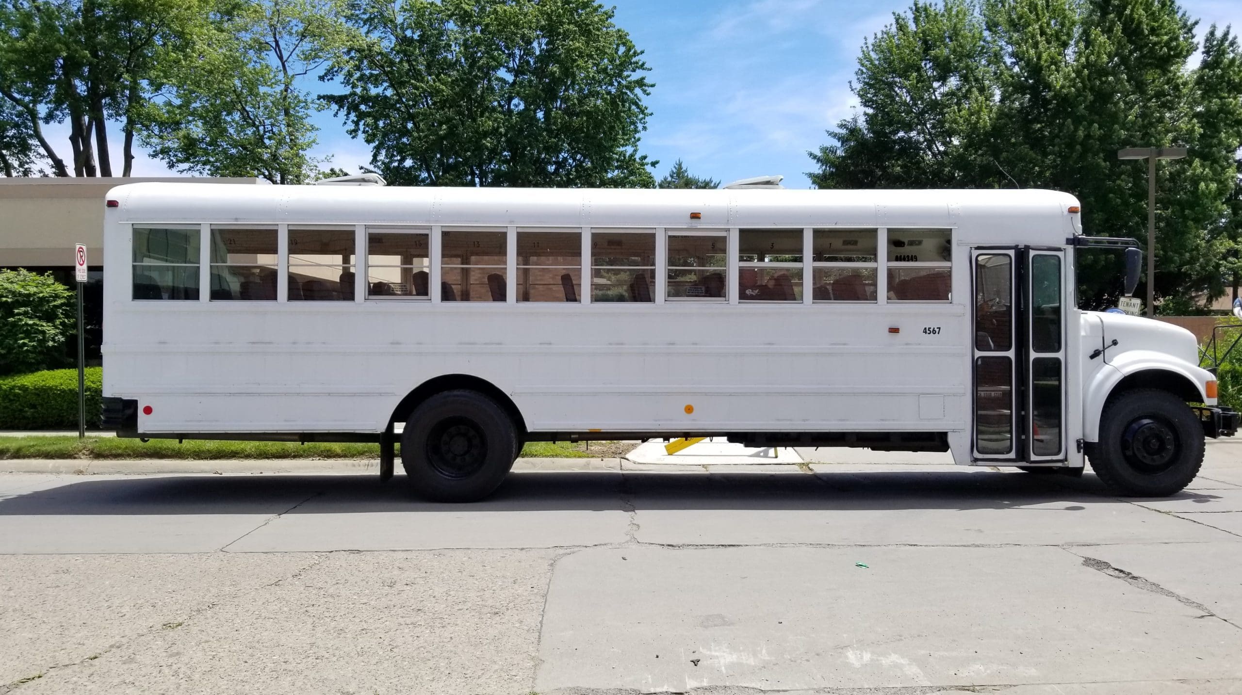 Peacemakers International - Bus Tail Wrap - Before