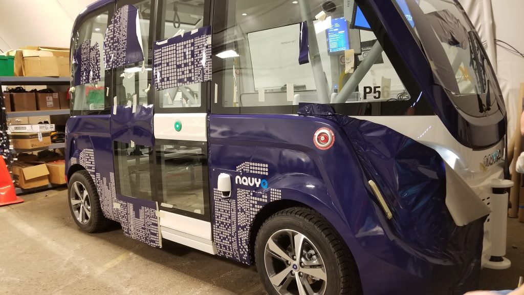 M-City Navya Shuttle Full Wrap