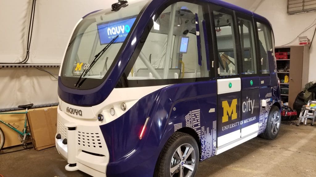 M-City Navya Shuttle Full Wrap