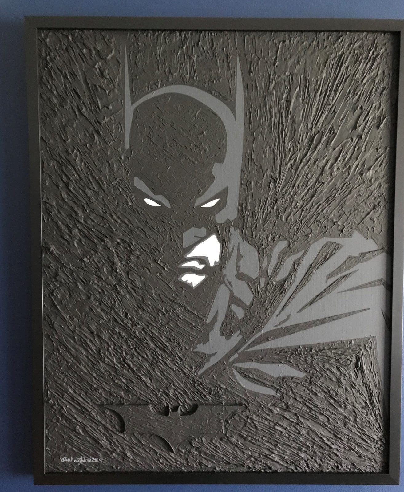Art by DAK - Batman Panting