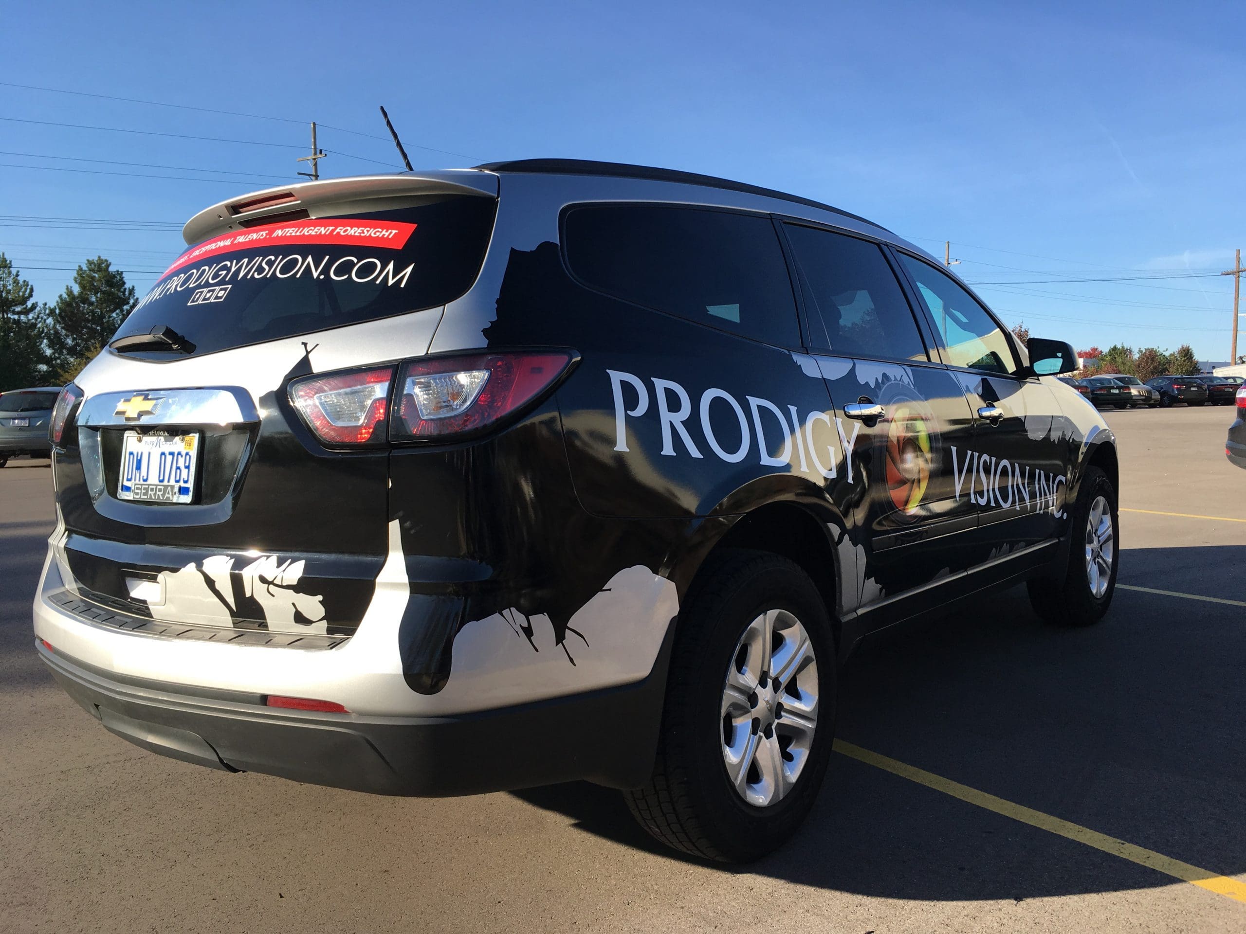 Chevy Traverse Partial Wrap (1)