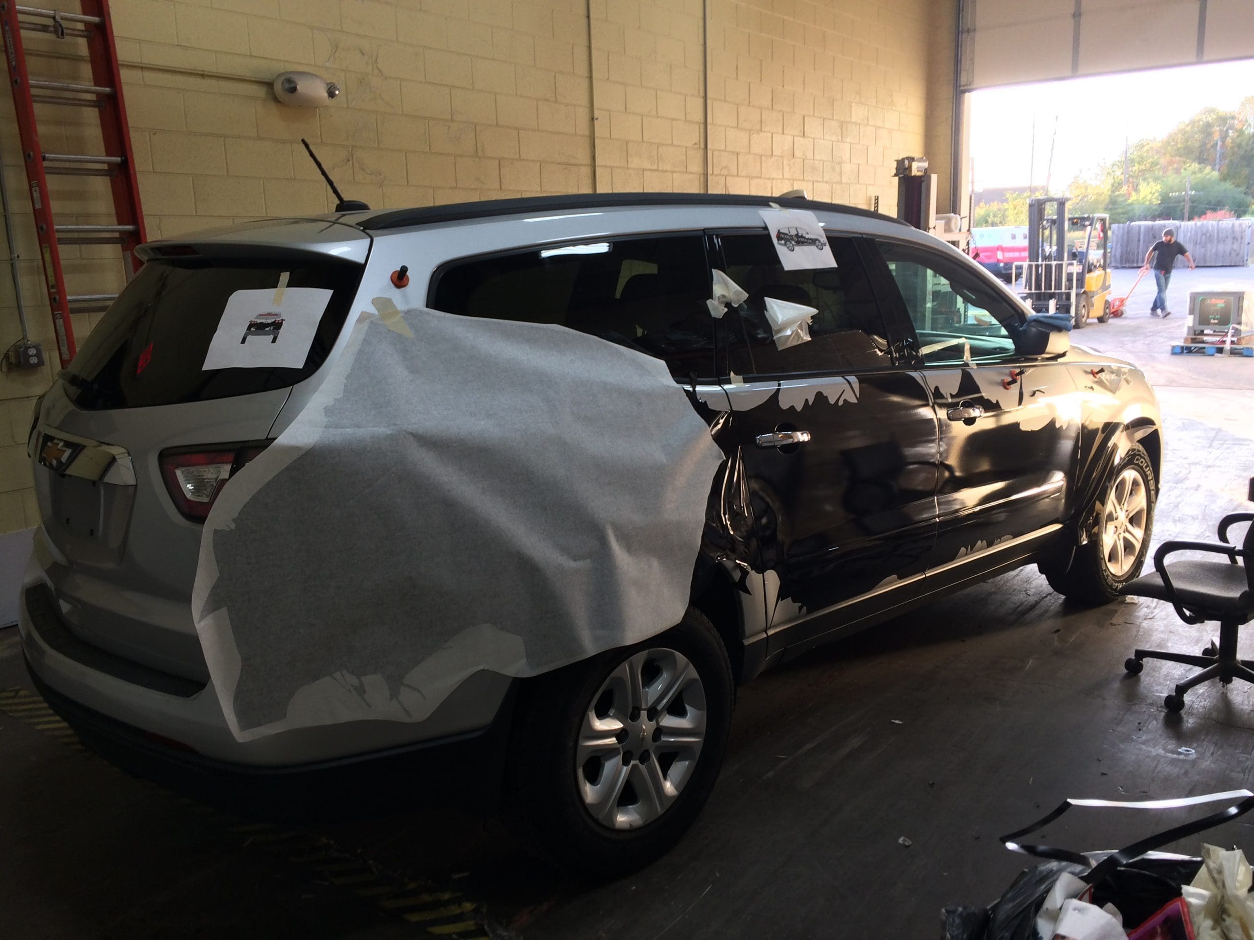 Chevy Traverse Partial Wrap (8)