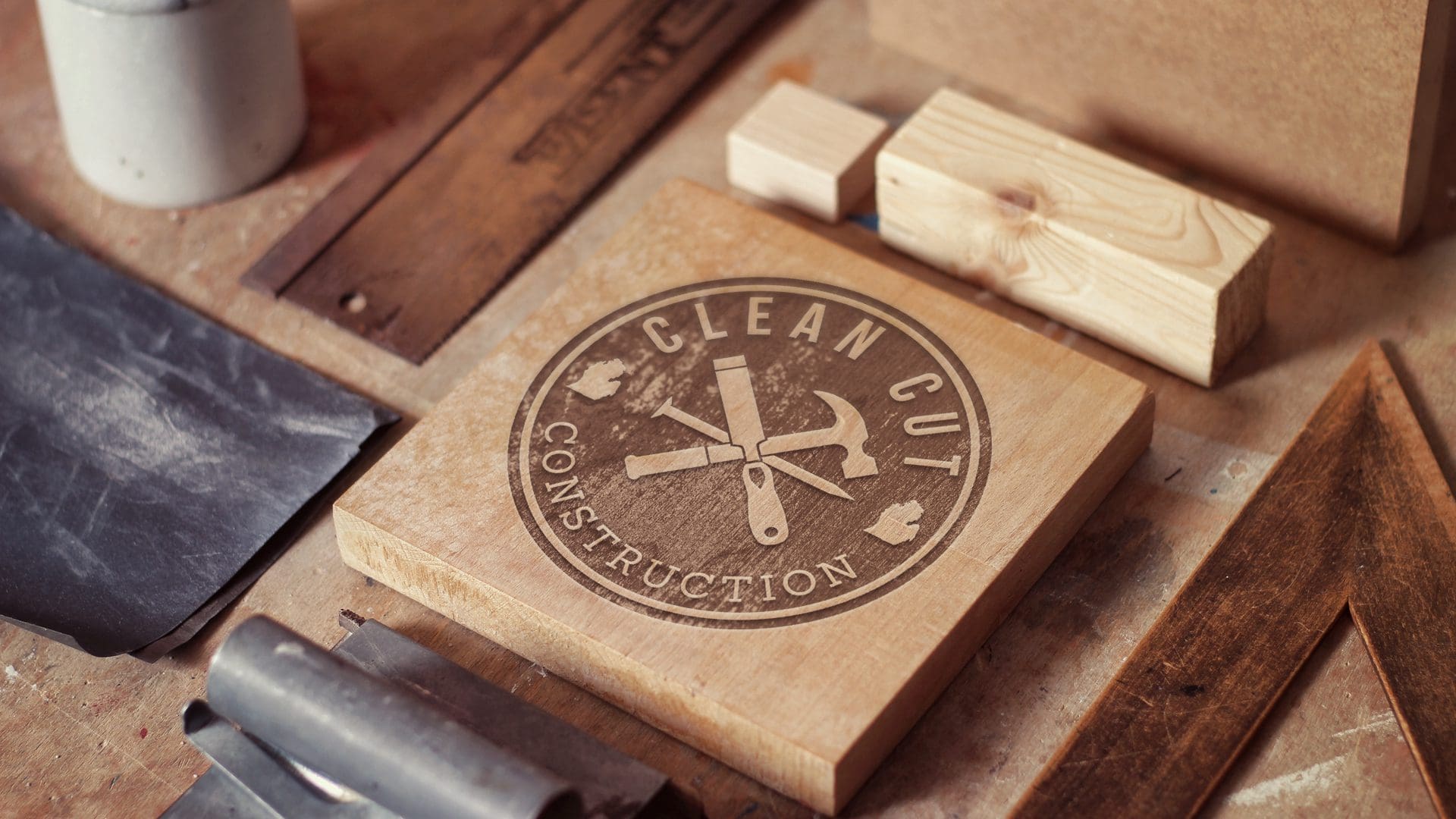 Clean Cut Construction – Logo Design