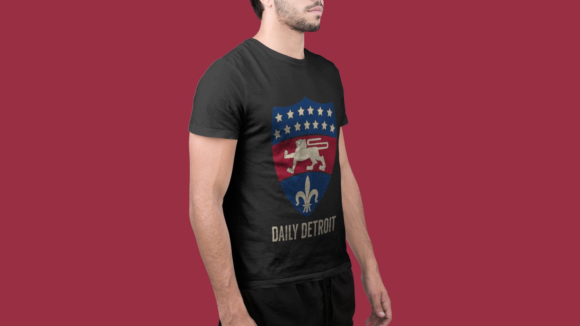 Daily Detroit - Silkscreen Shirt Mockup 02