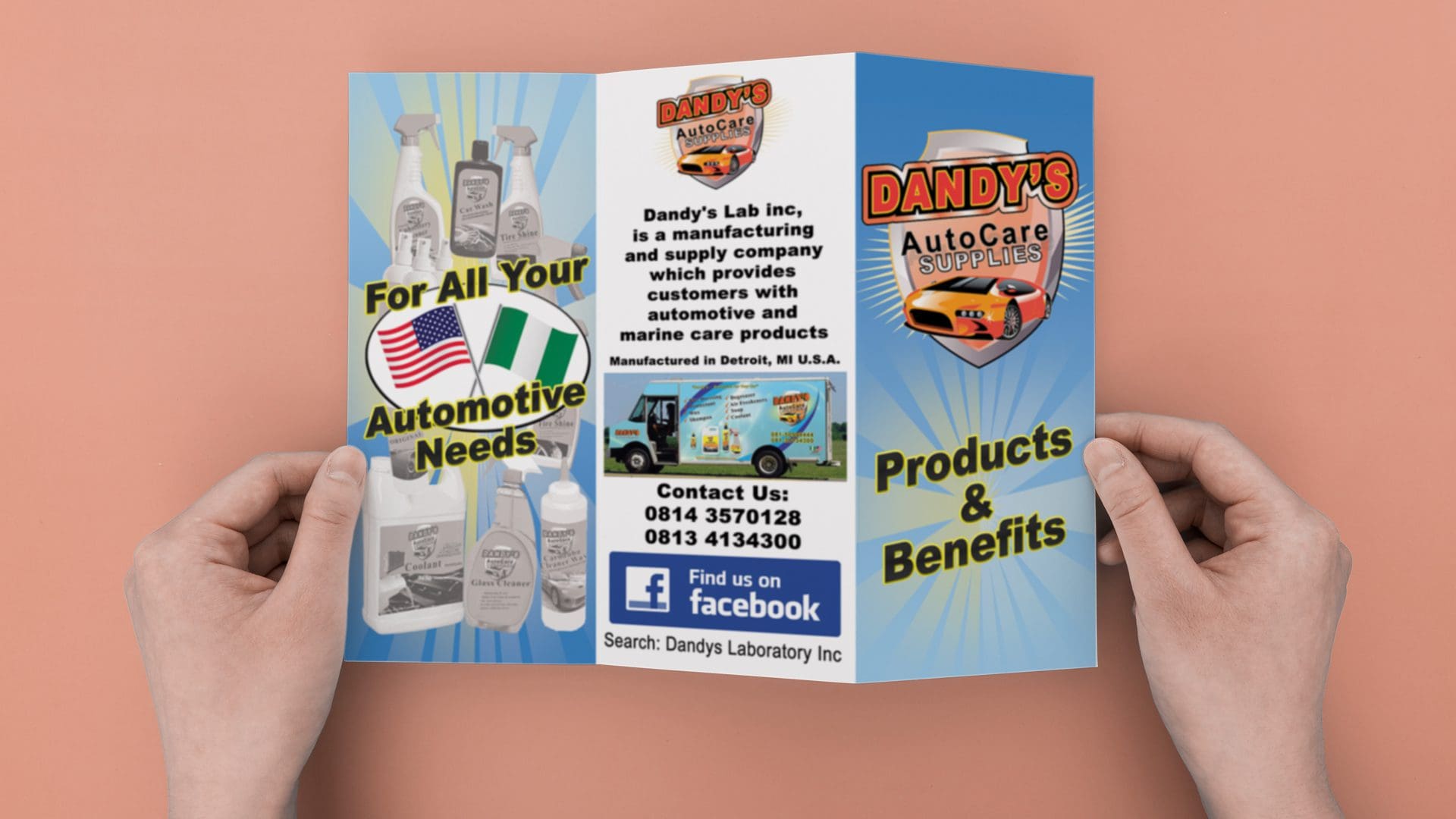 Dandy's Auto - Trifold Mockup 01