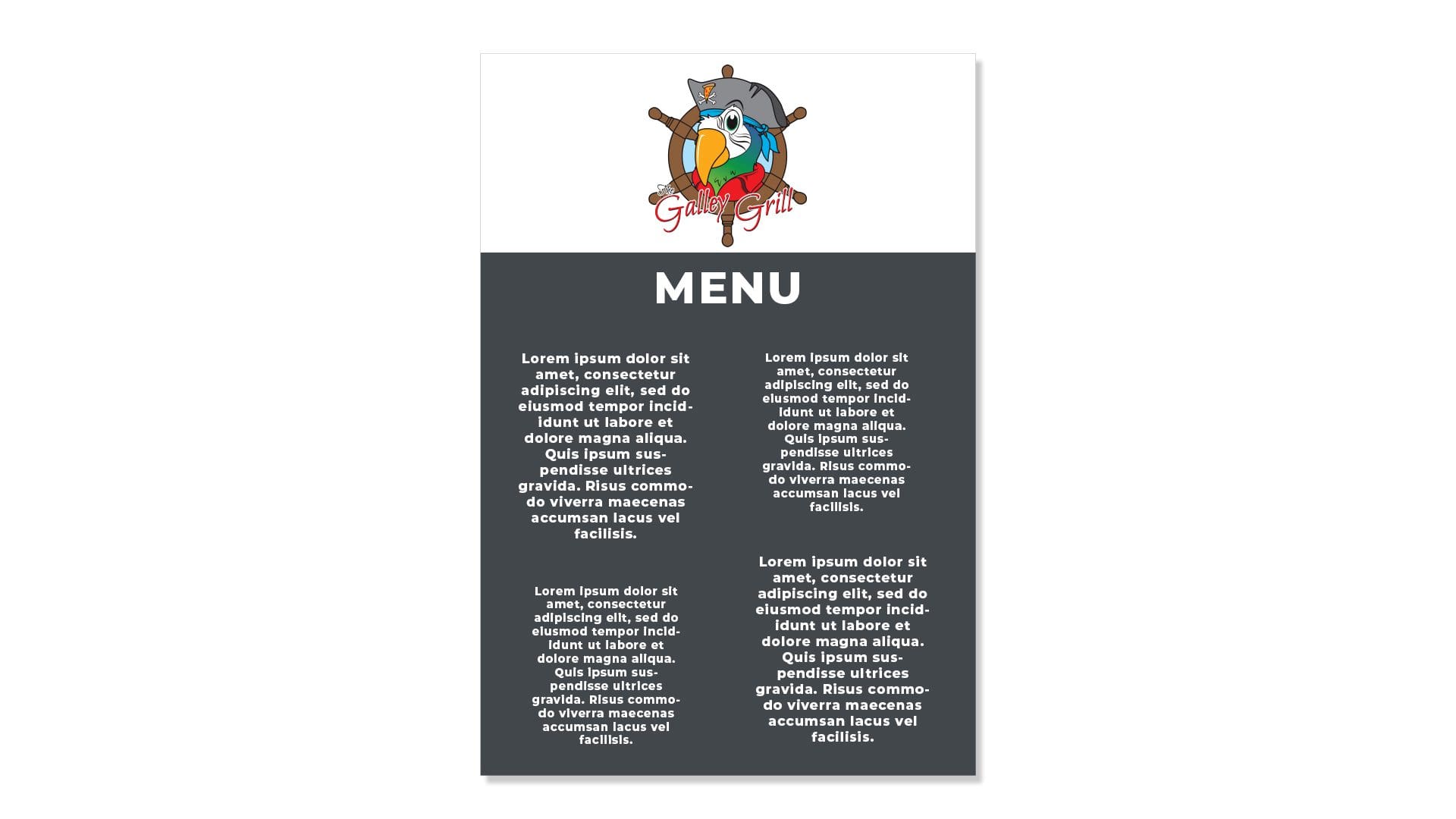 Galley Grill – Logo mockup 04