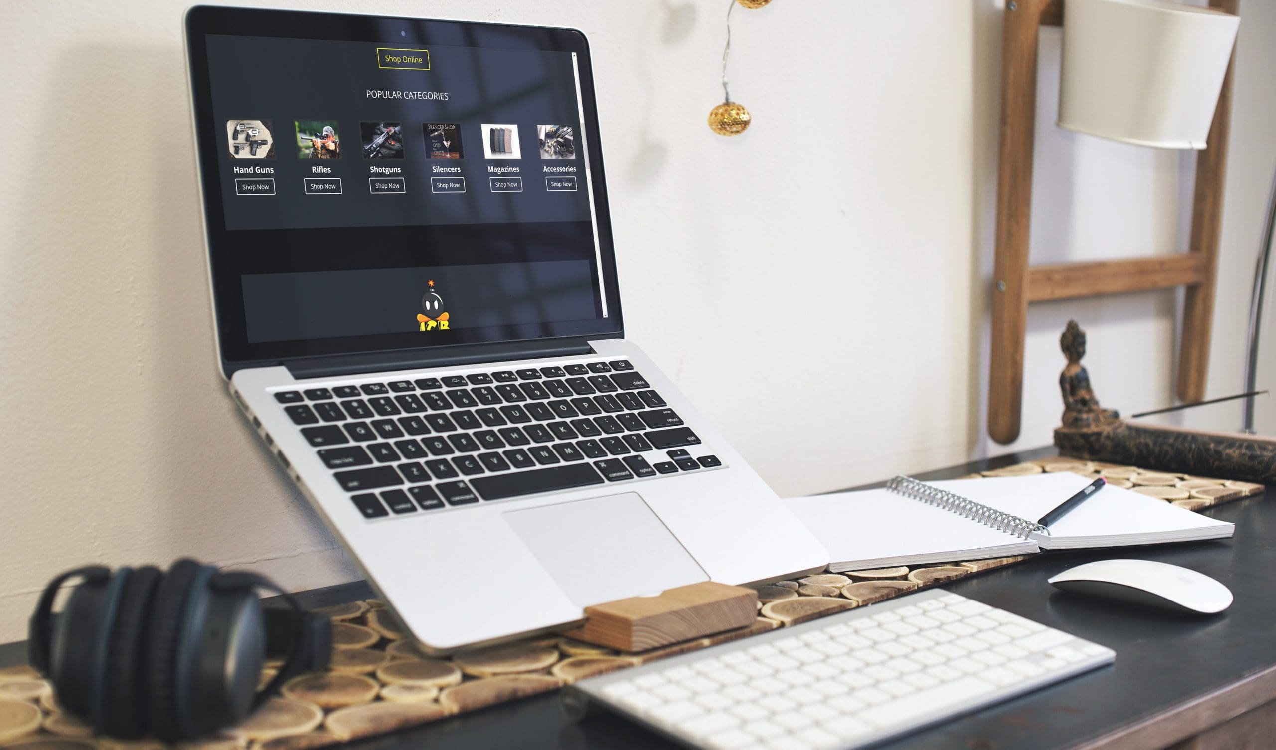 ICB Firearms - Website Mockup 02