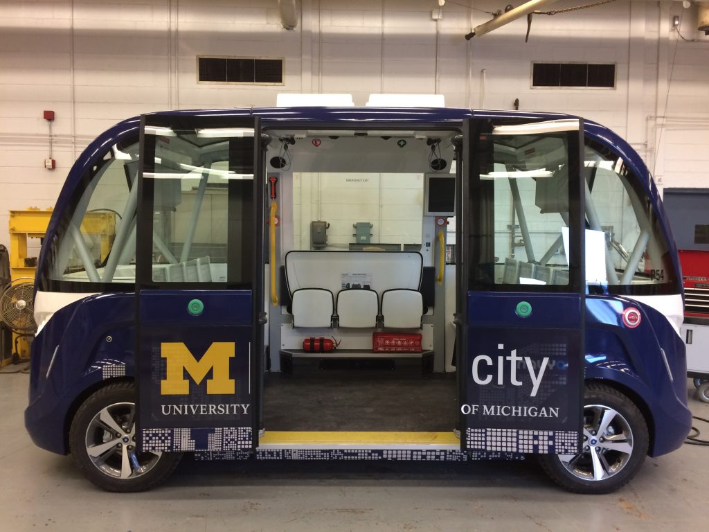 M-City Navya Shuttle Full Wrap