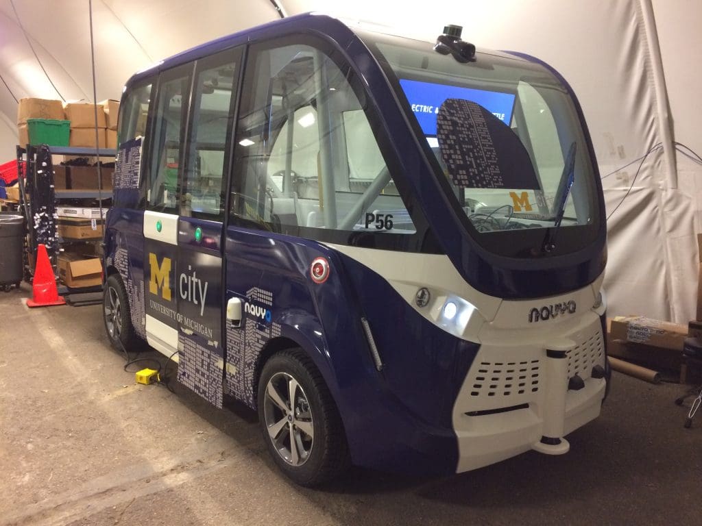 M-City Navya Shuttle Full Wrap
