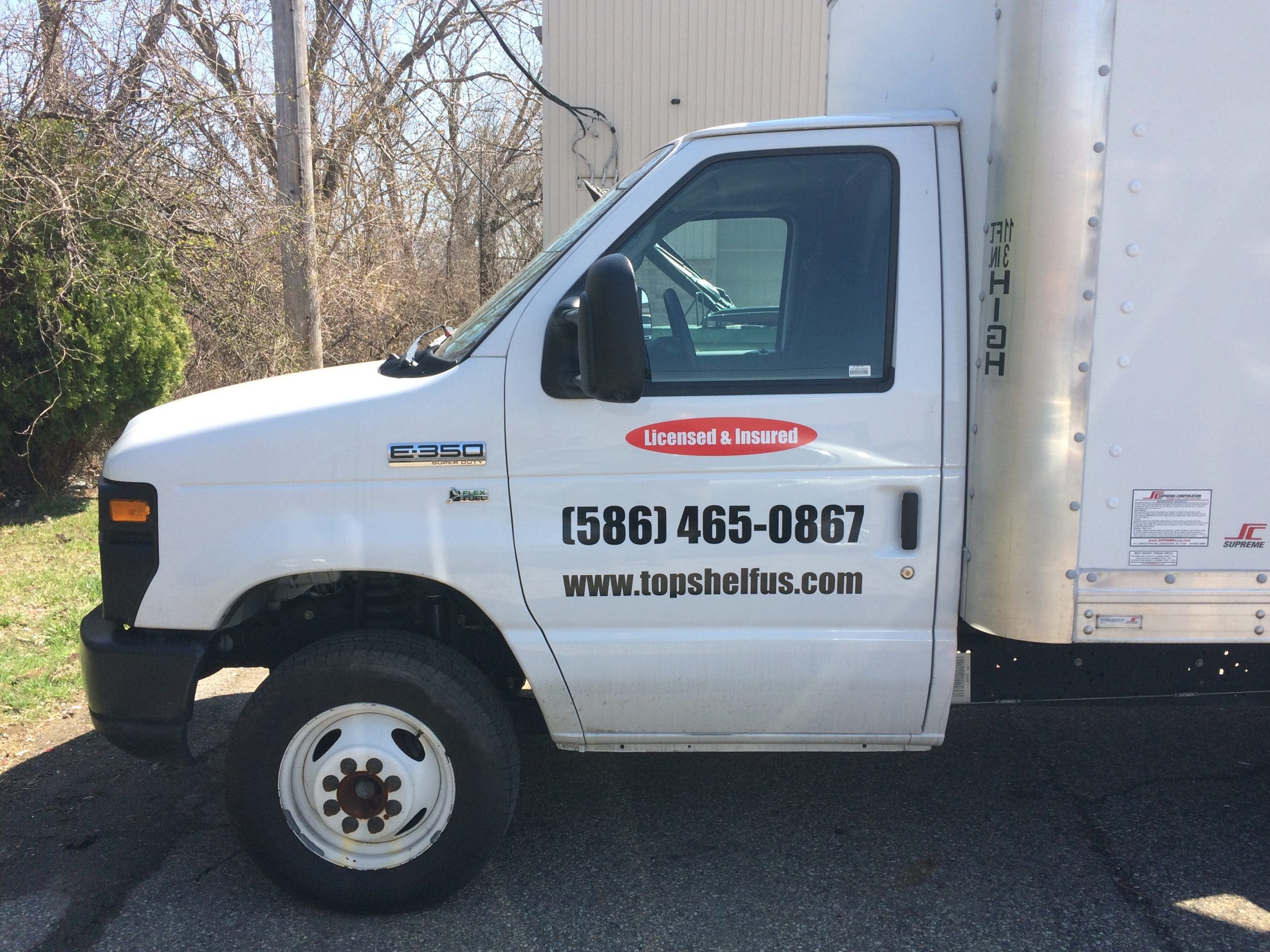 Top Shelf - E 350 Box Truck Wrap