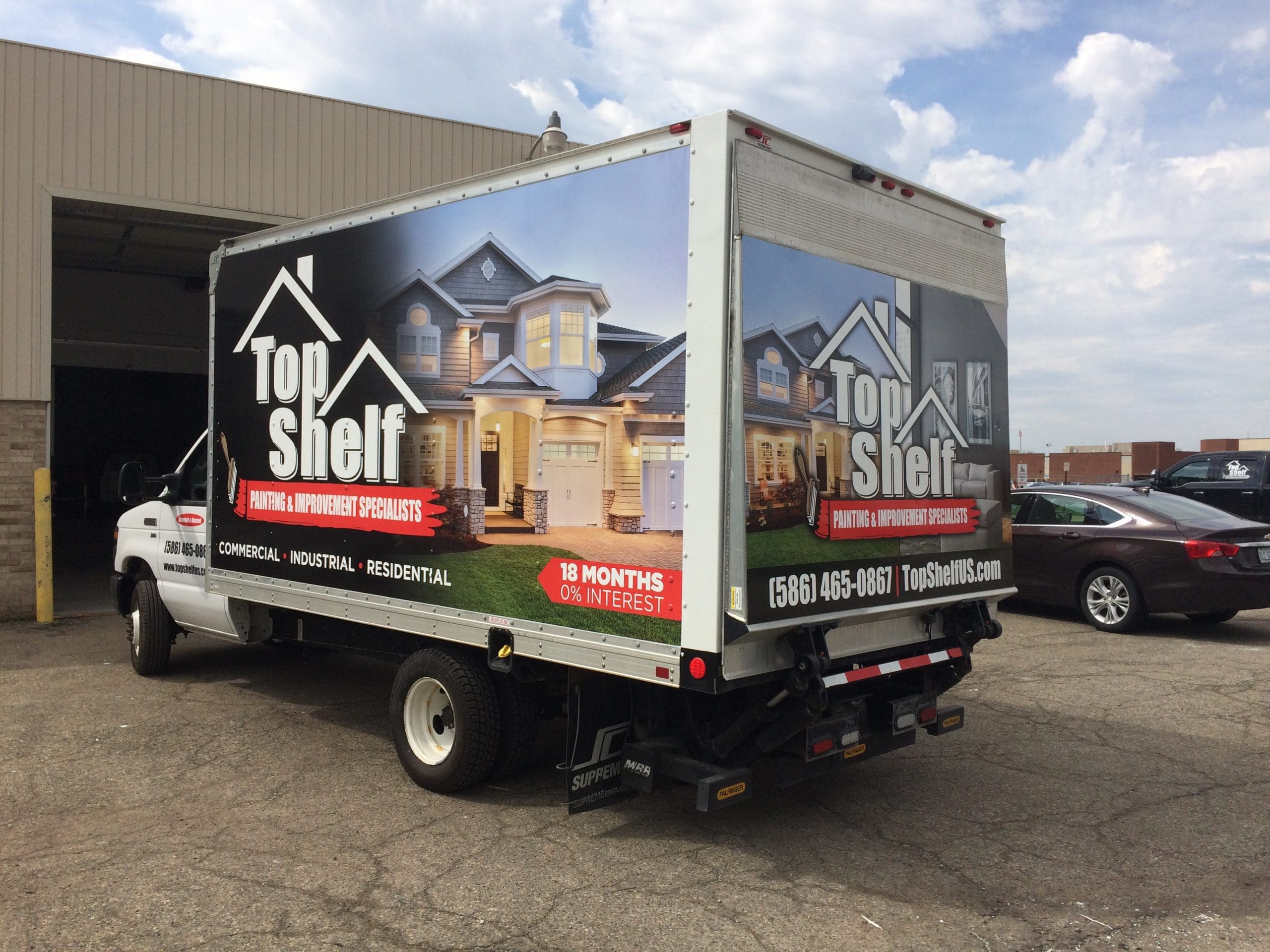 Top Shelf - E 350 Box Truck Wrap