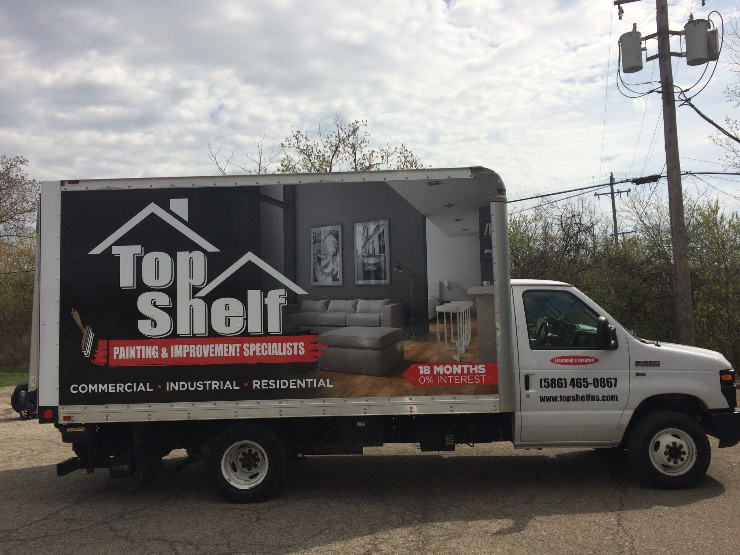 Top Shelf - E 350 Box Truck Wrap