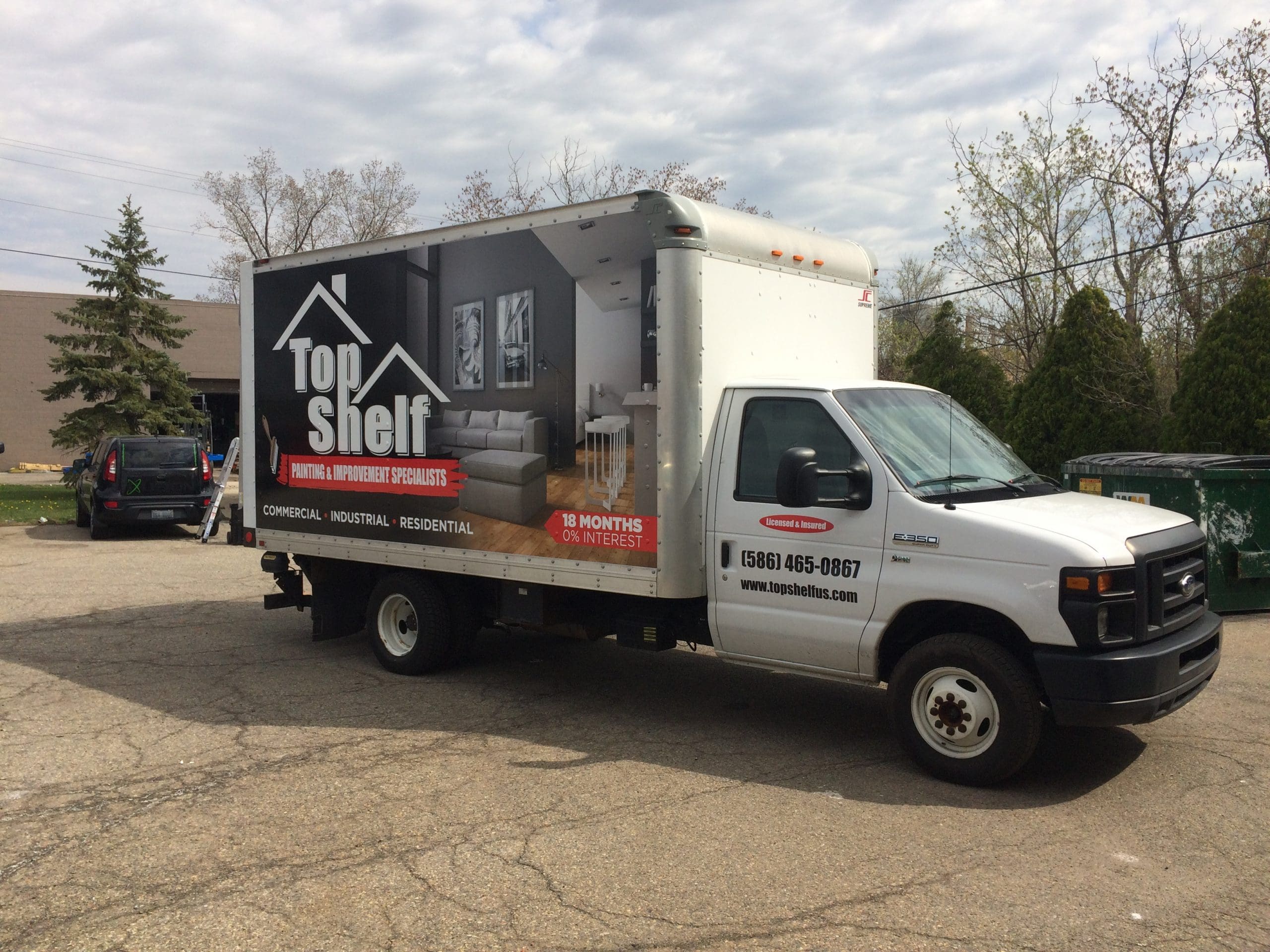 Top Shelf - E 350 Box Truck Wrap