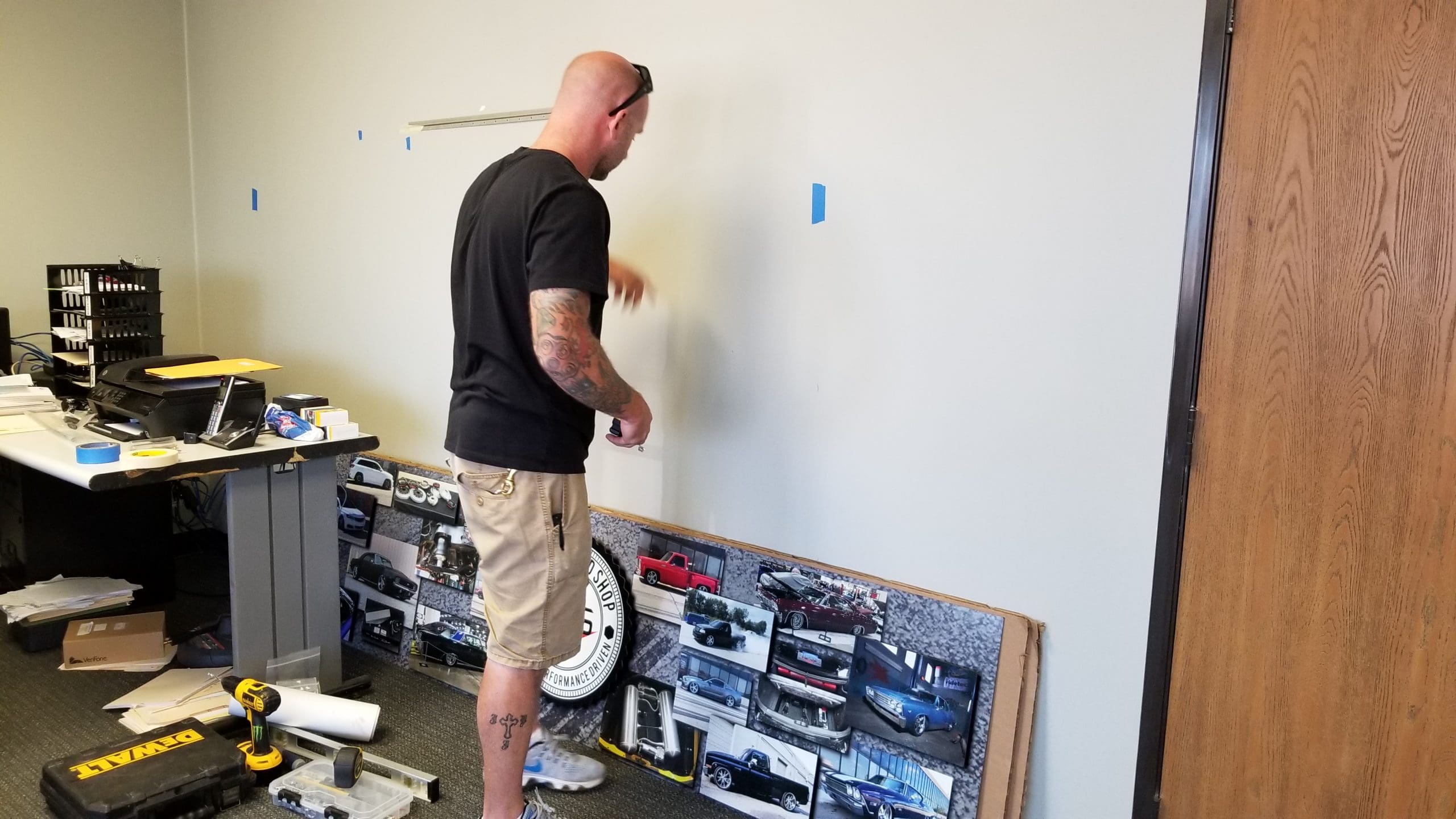 The Hot Rod Shop - Dimensional Sign - Before