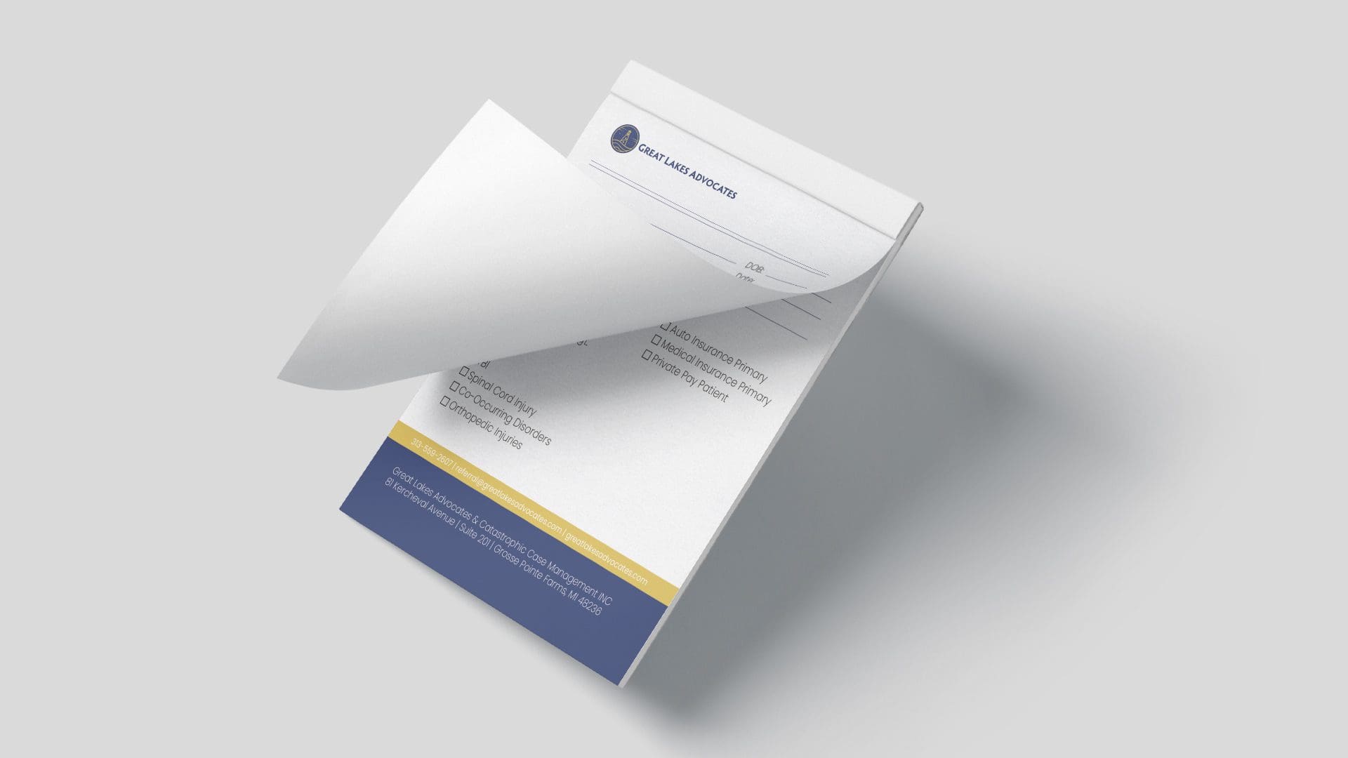 Great Lakes Advocates - Referral Pad Mockup 03