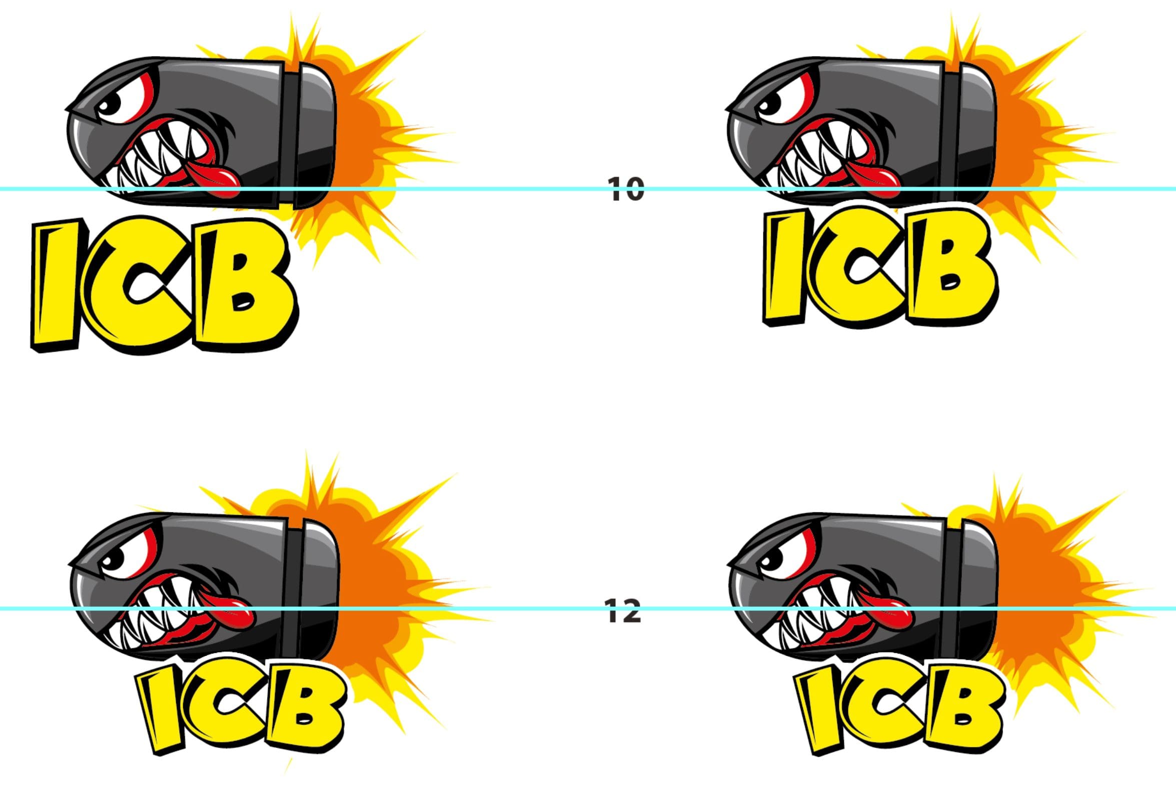 ICB Firearms Bullet Logo Concept 06