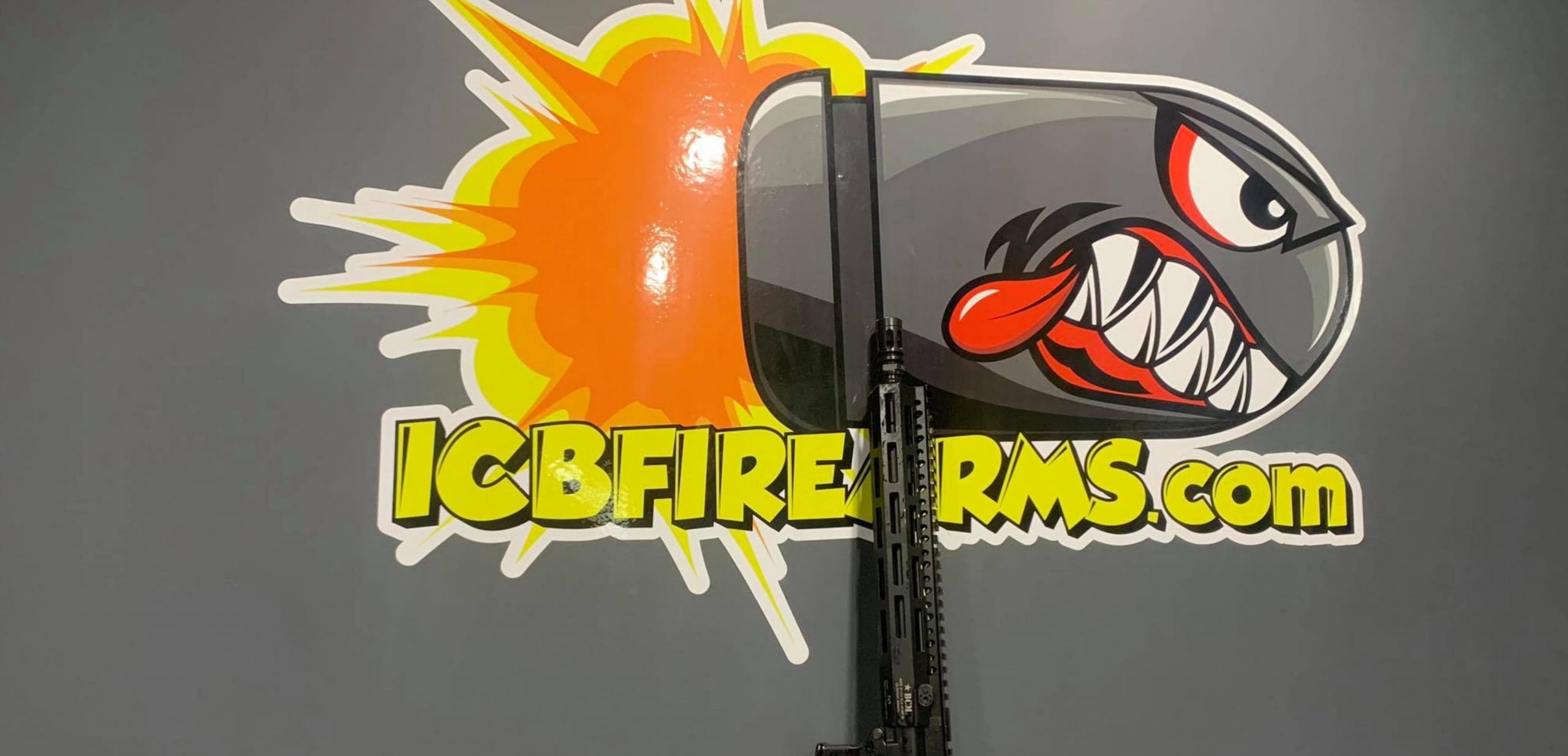 ICB Firearms Bullet Logo Mockup 03