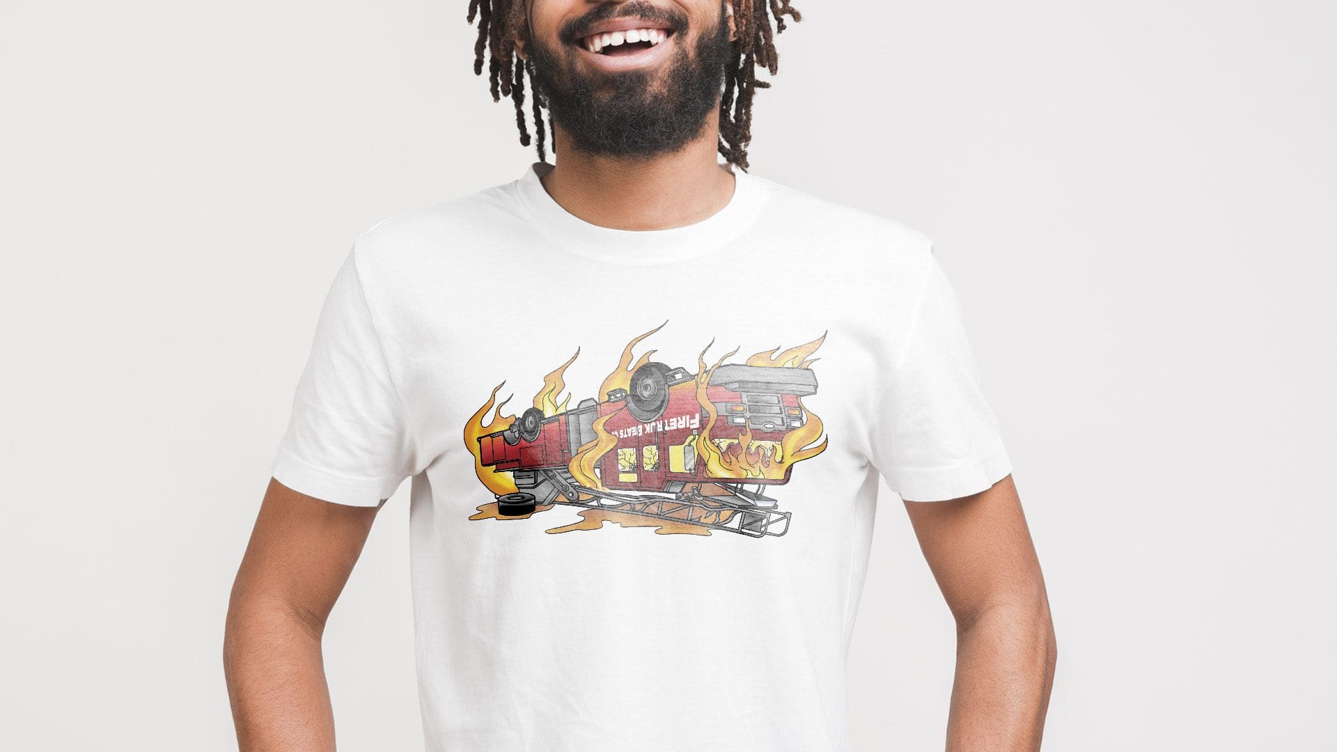 DJ Fireturk - Firetruck Album Art Design Mockup 02