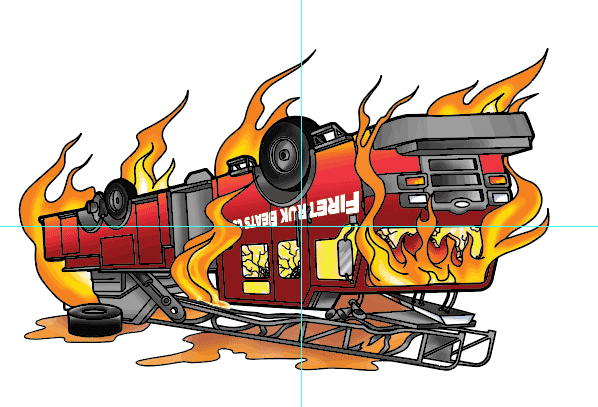 DJ Fireturk - Firetruck Album Art Design