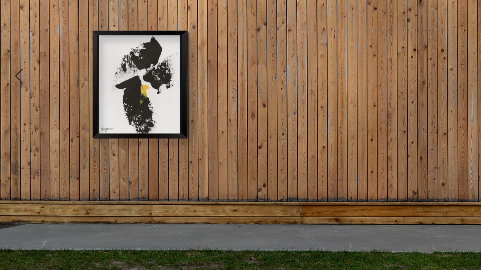 Emily Alber Art - Yellow and Black Mockup 01