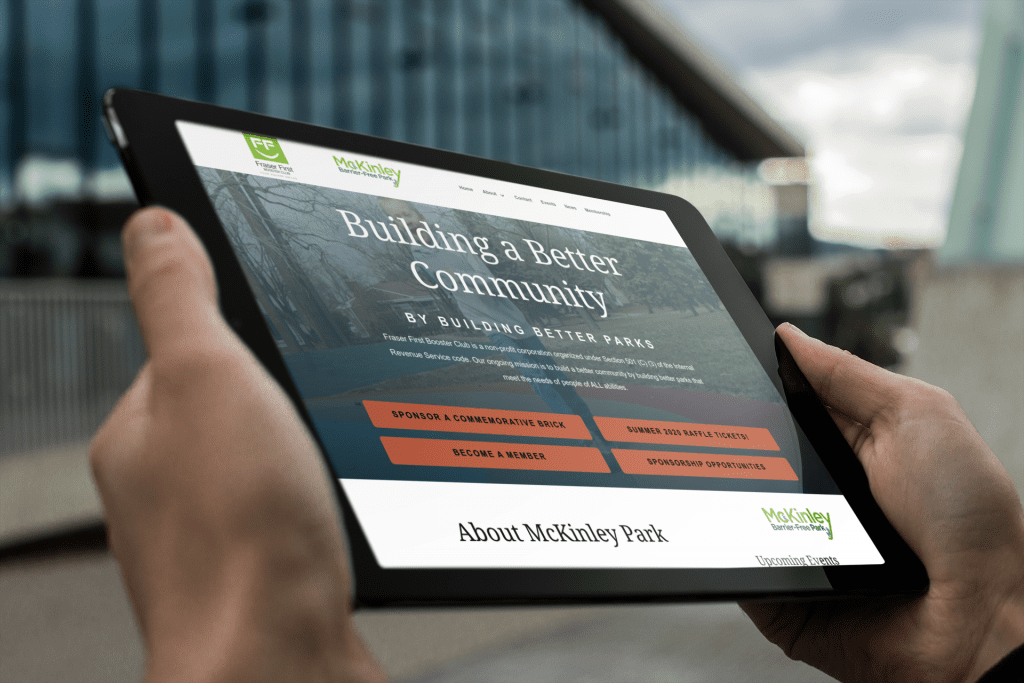 Fraser First Booster Club - Website Mockup 02