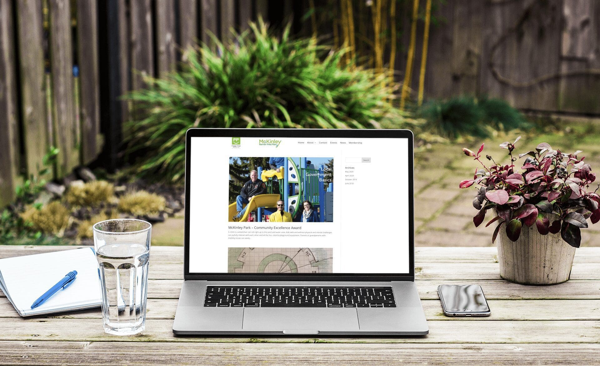 Fraser First Booster Club - Website Mockup 04