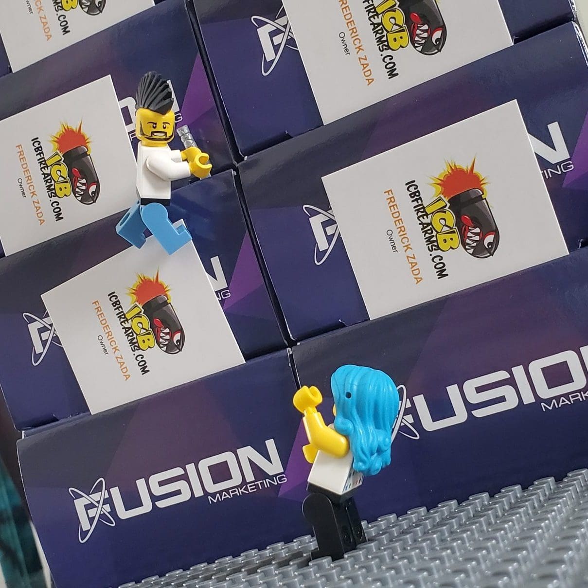 ICB Firearms - Business Cards Lego Photo 01