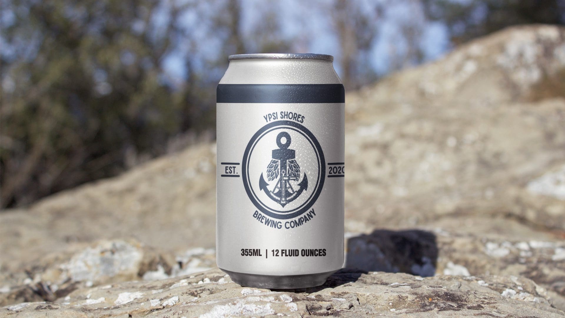 Ypsi Shores Brewing - 16 oz Can Label Mockup 04