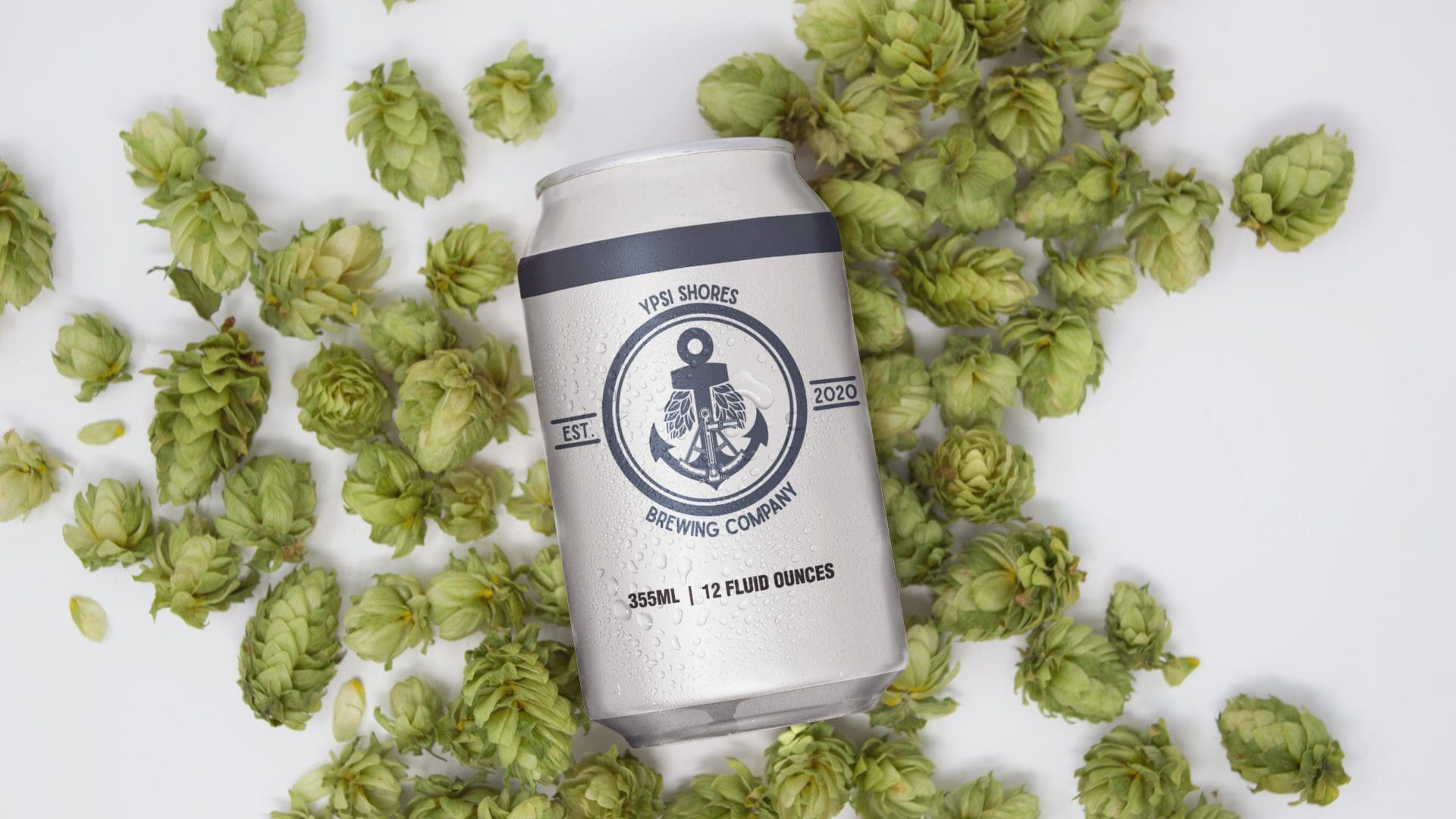 Ypsi Shores Brewing - 16 oz Can Label Mockup 05