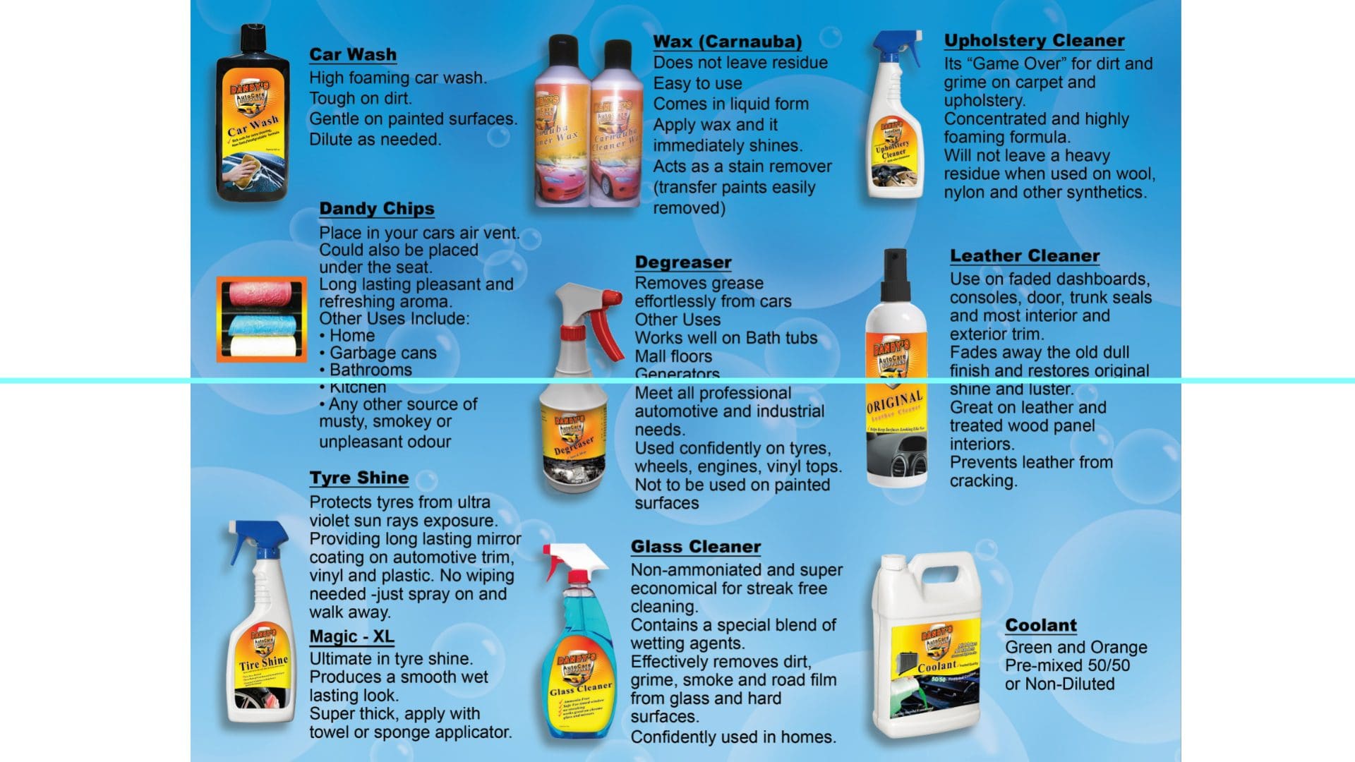 Dandy's Auto - Trifold Inside