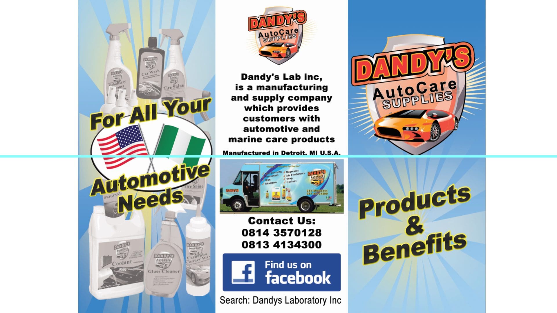 Dandy's Auto - Trifold Outside