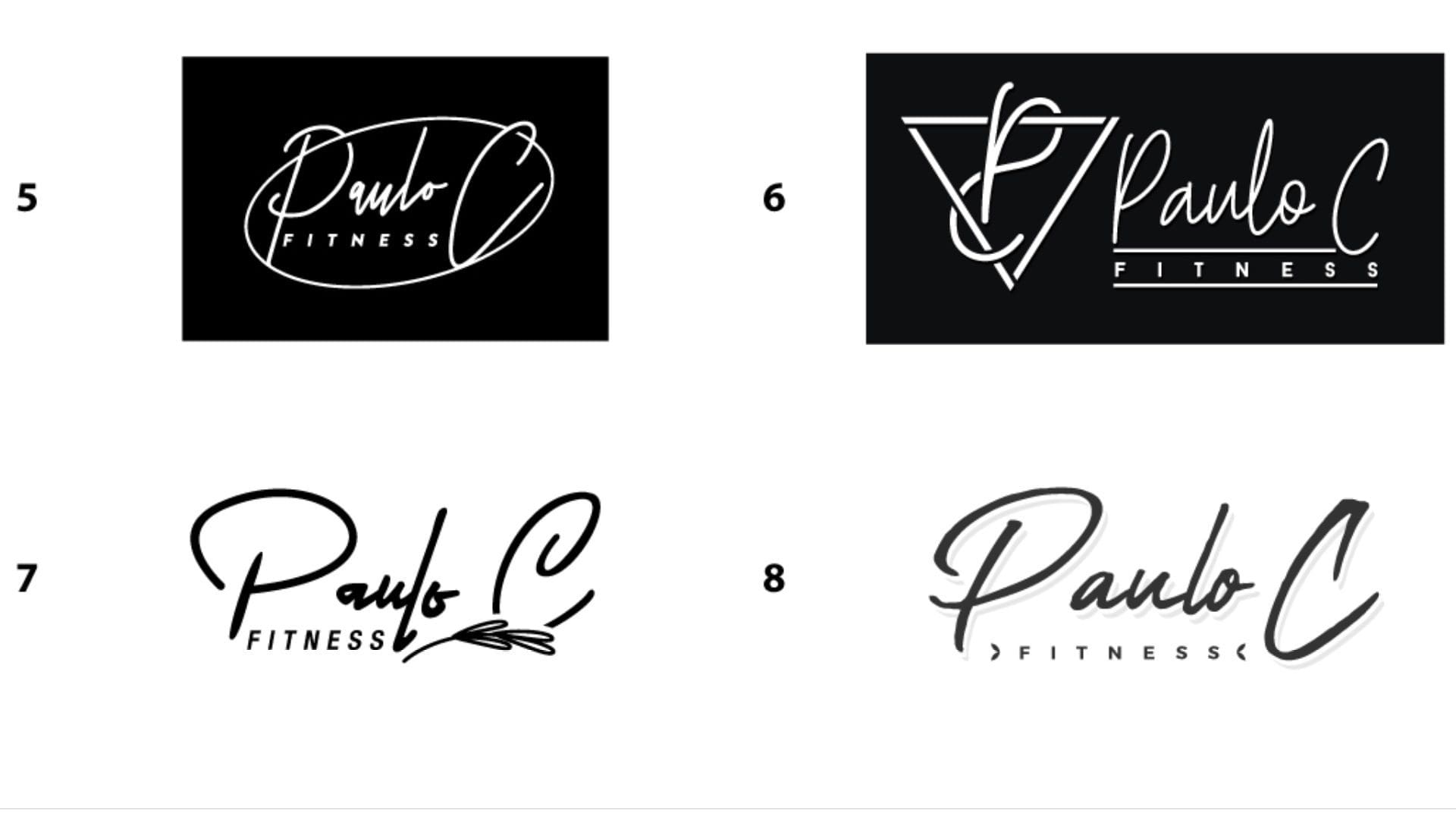 Paulo C Fitness - Logo Concepts 01