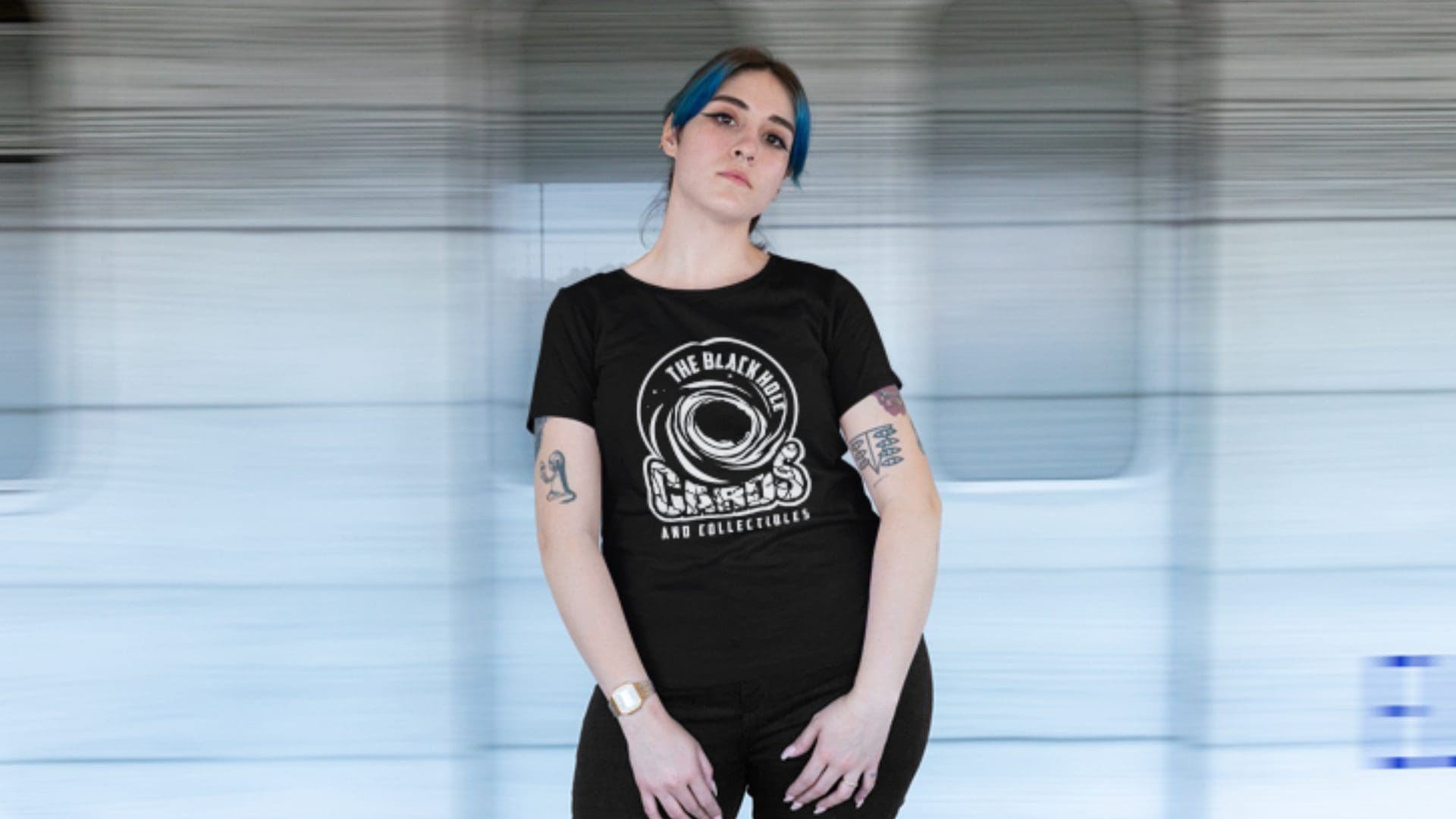 The Black Hole - Comic Book Store Logo Mockup (1)