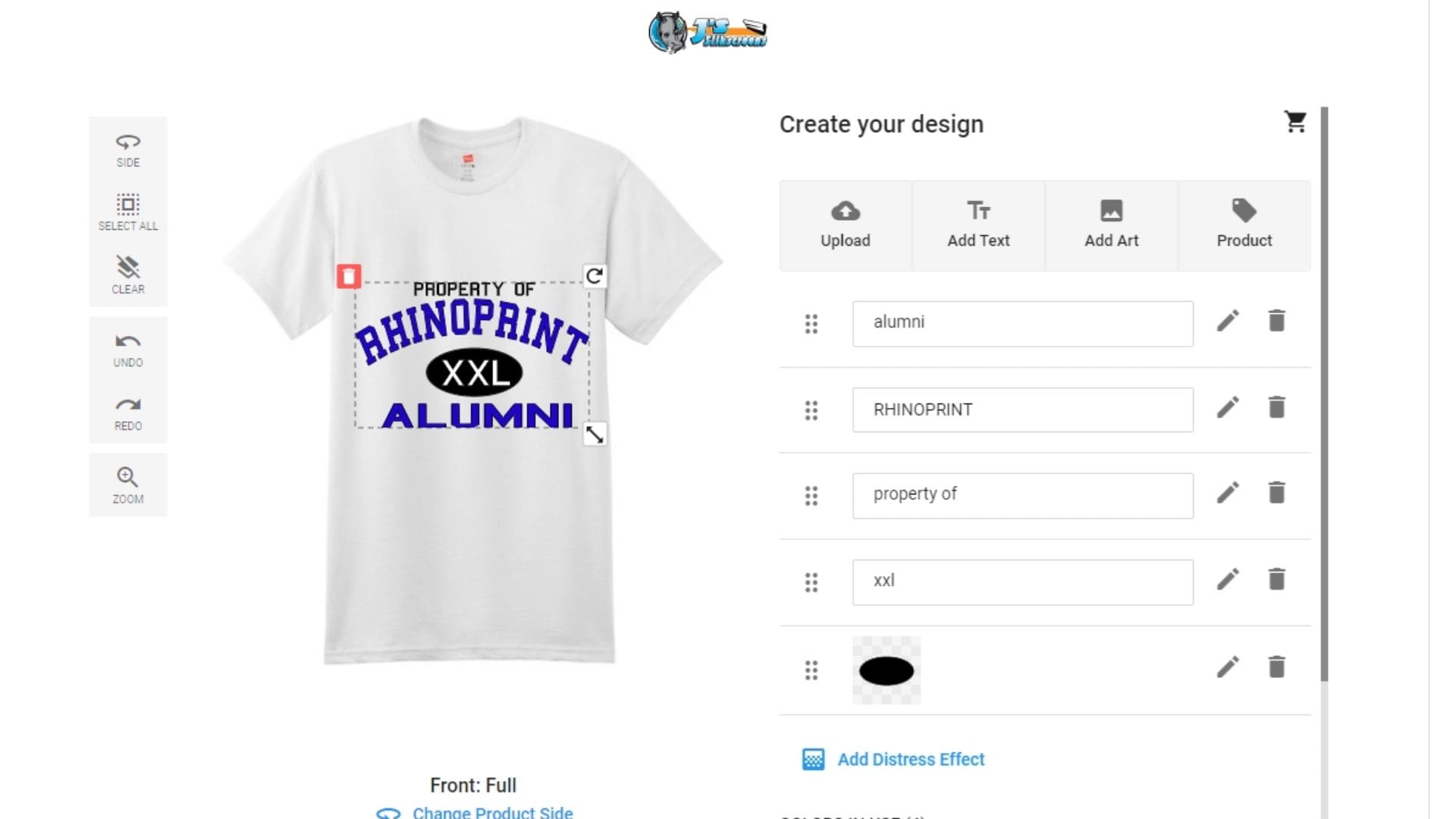 Js Silkscreens Eastpointe - Online Designer