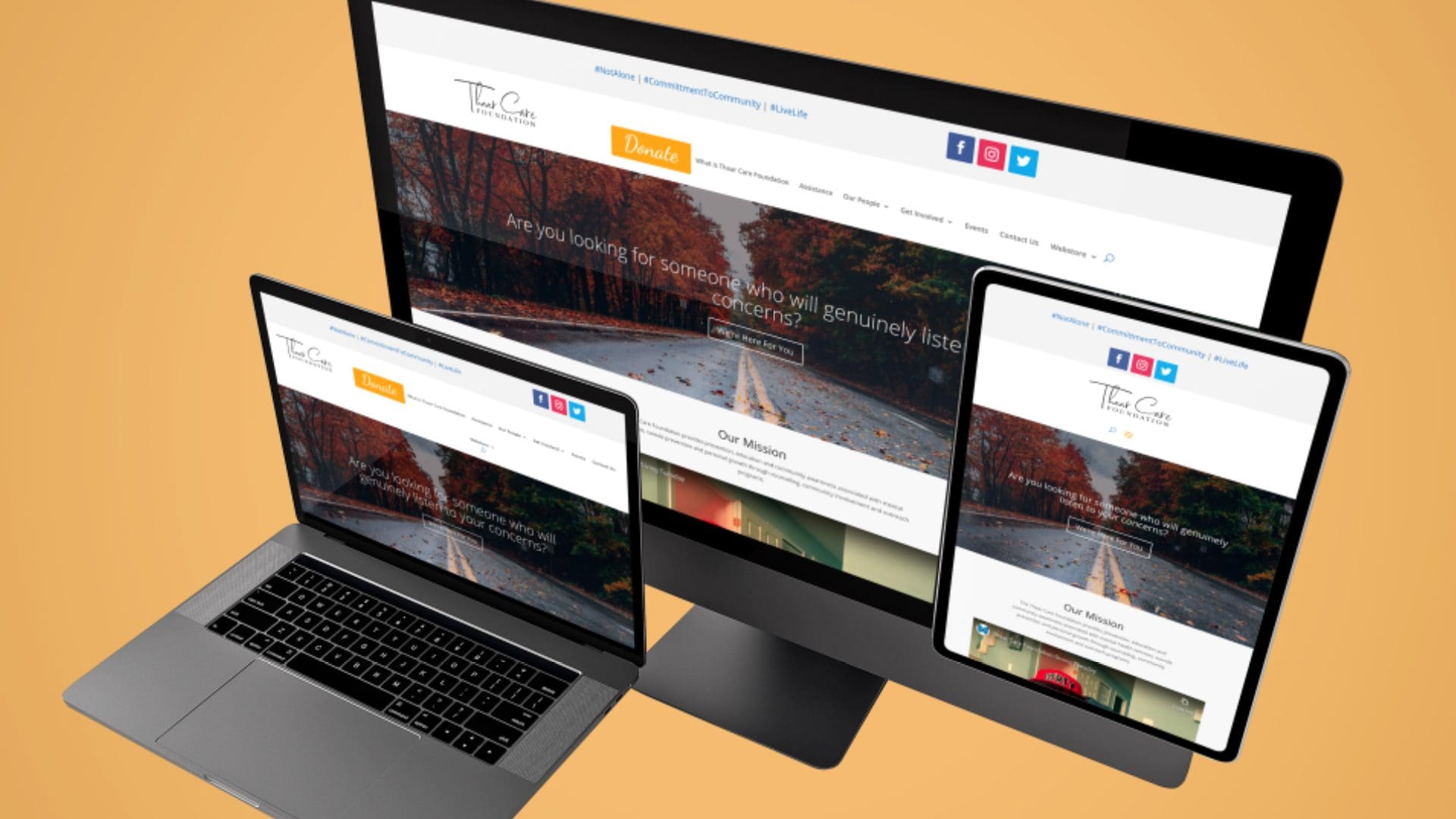 Thaar Care Foundation Inc. - Website Mockup (2)