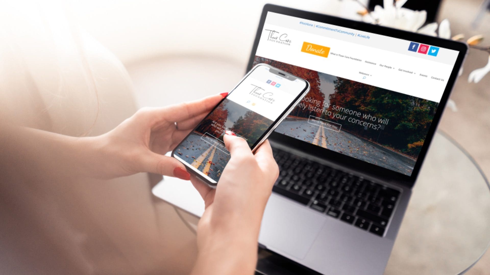 Thaar Care Foundation Inc. - Website Mockup (5)