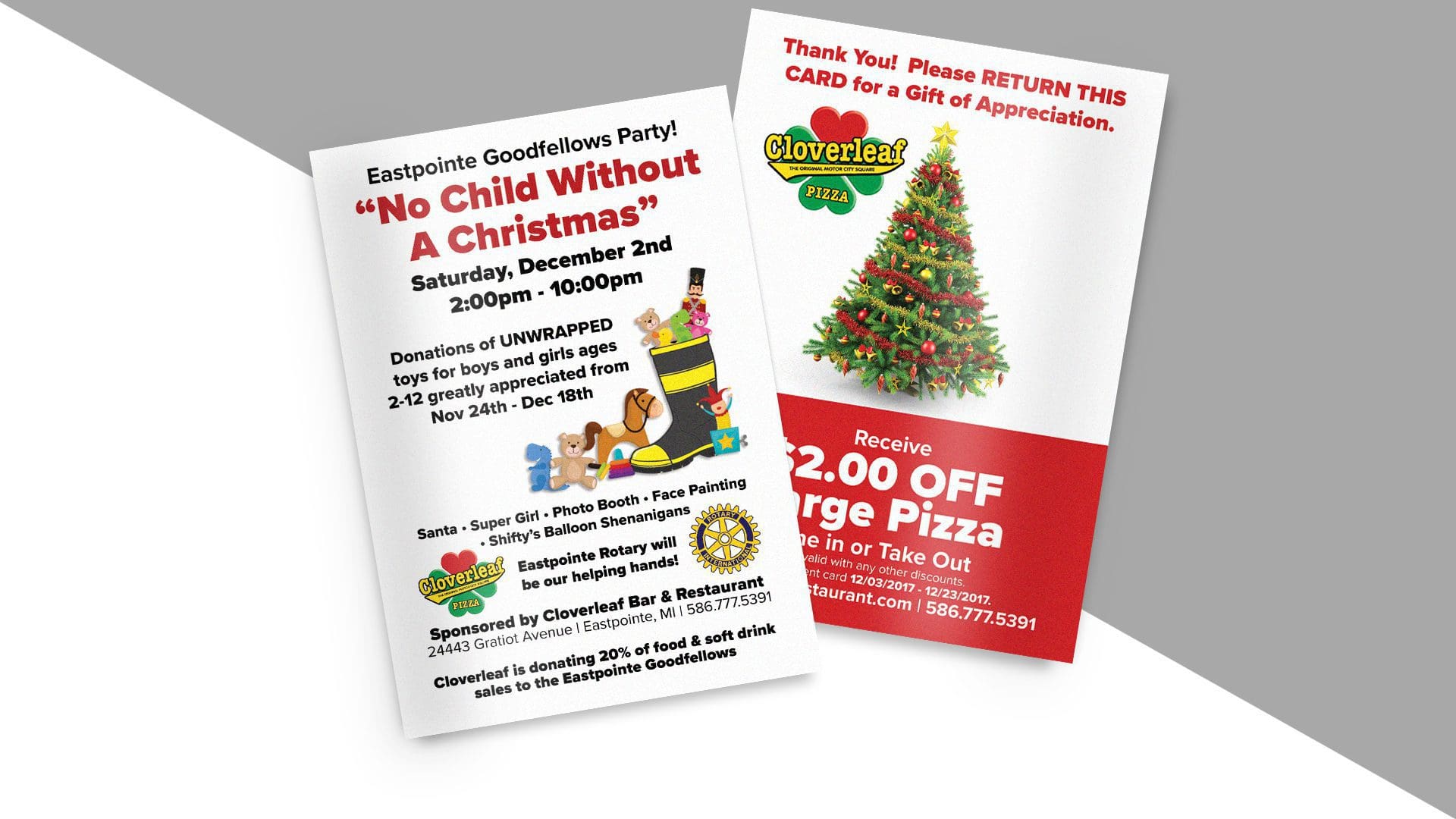 Promotional Flyer for Pizza Shop (2)