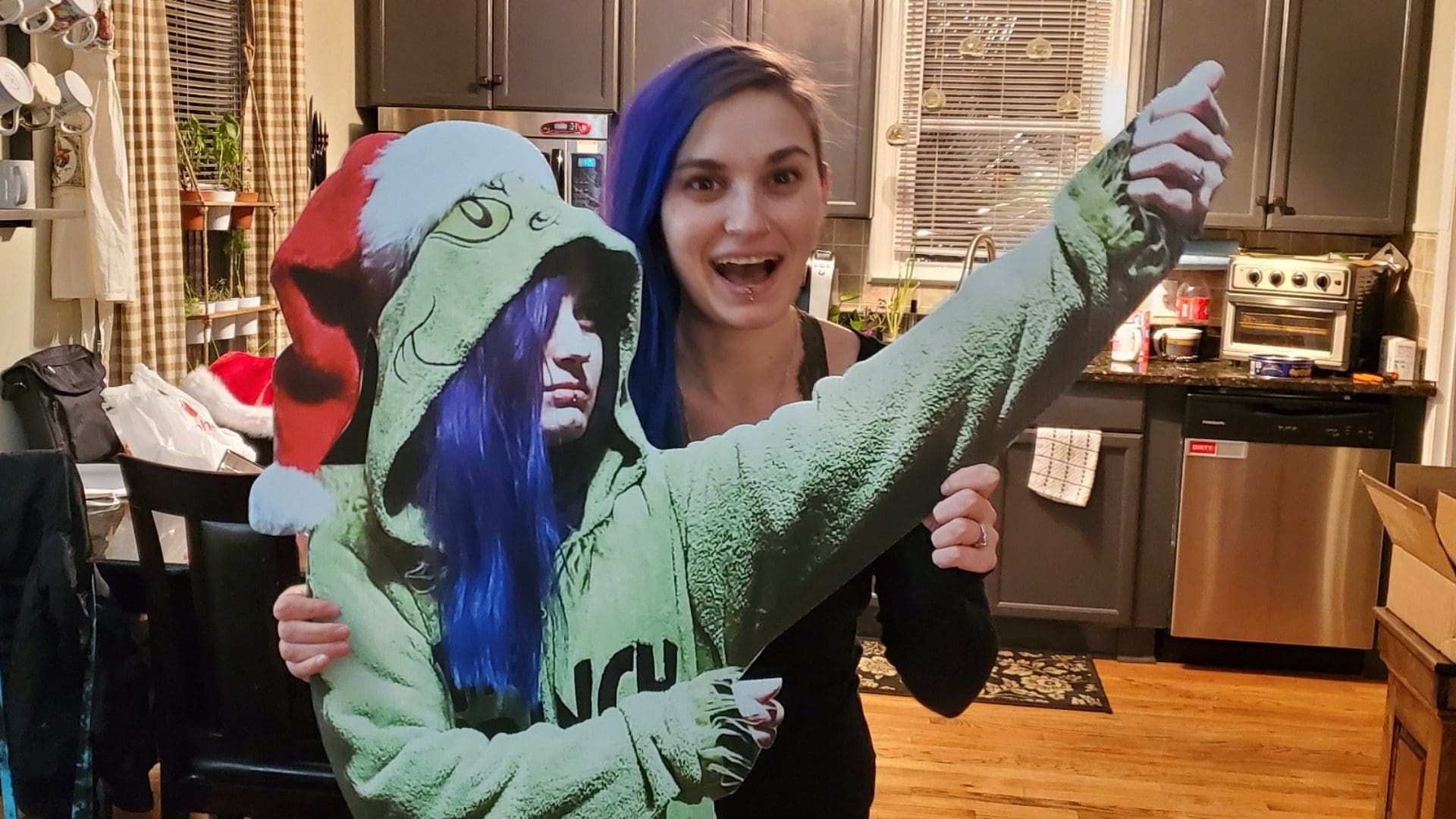 Christmas life size cut out photo (5)