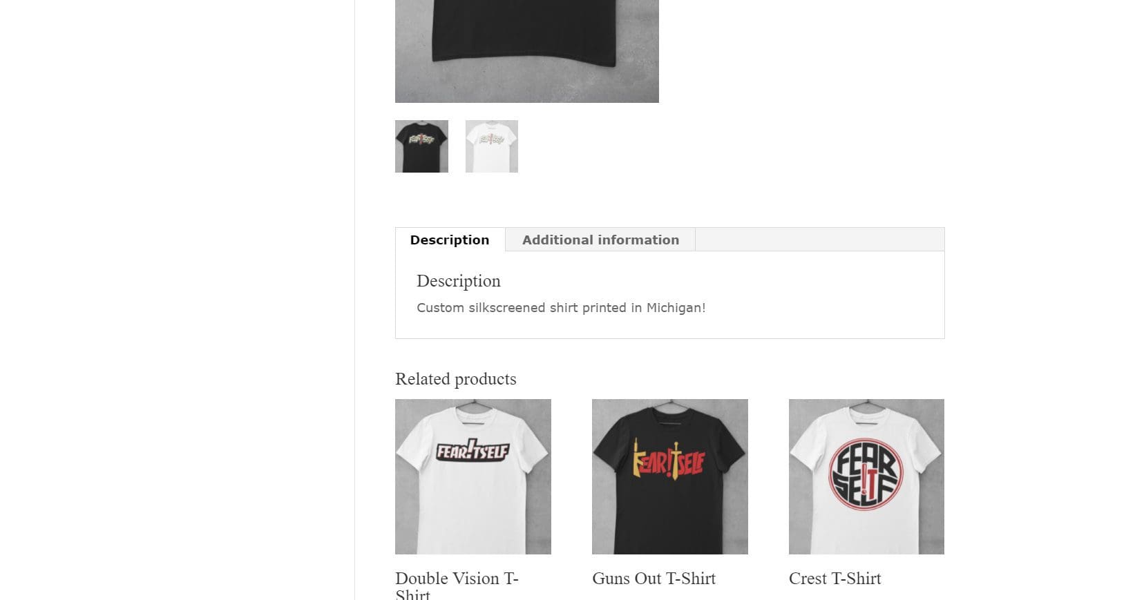 Fear Itself Clothing - Ecommerce Website (9)