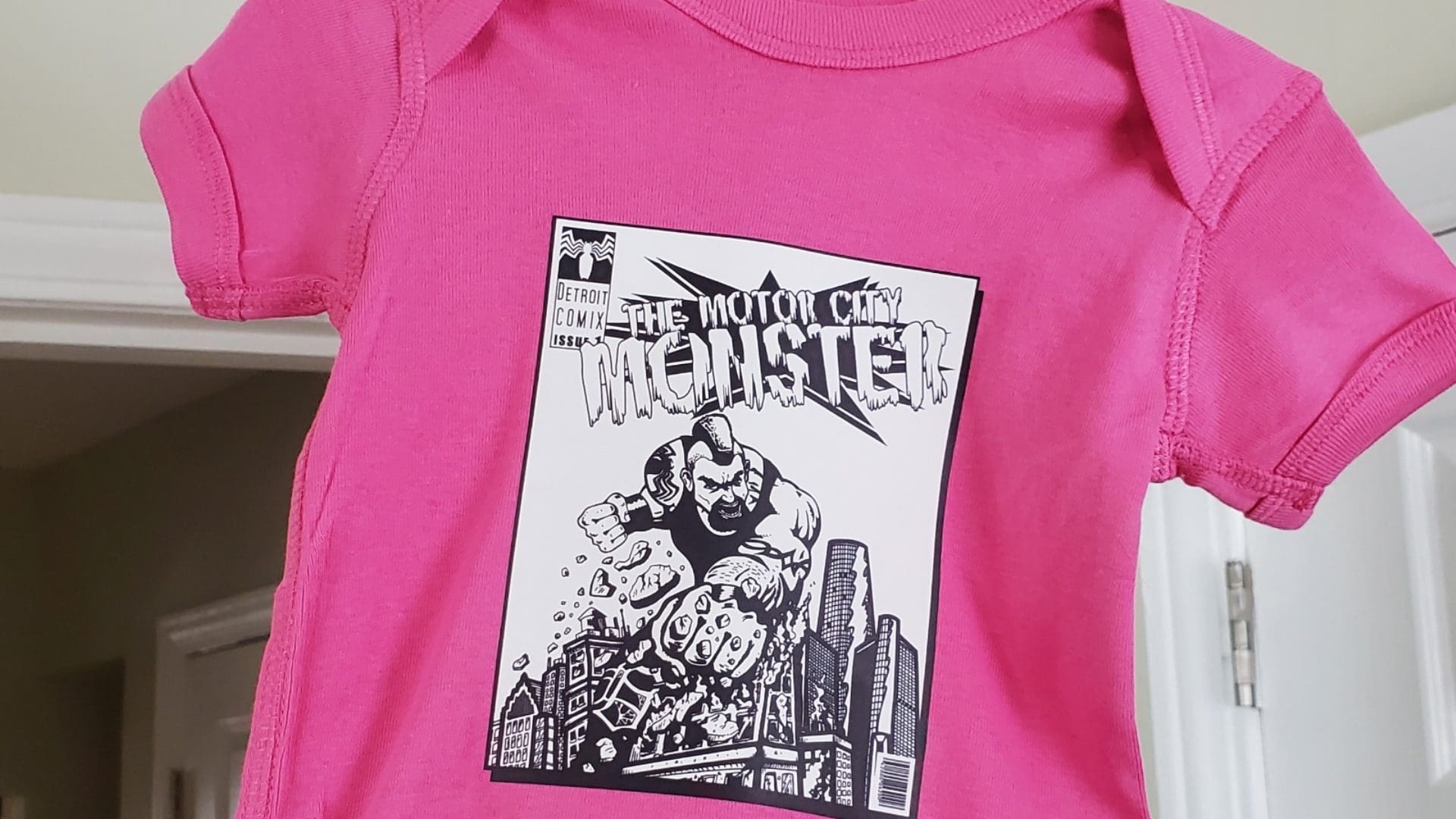 Motor City Monster - Baby Onesie (3)