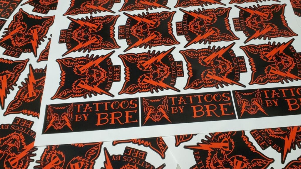 Tattoos by Bre Stickers