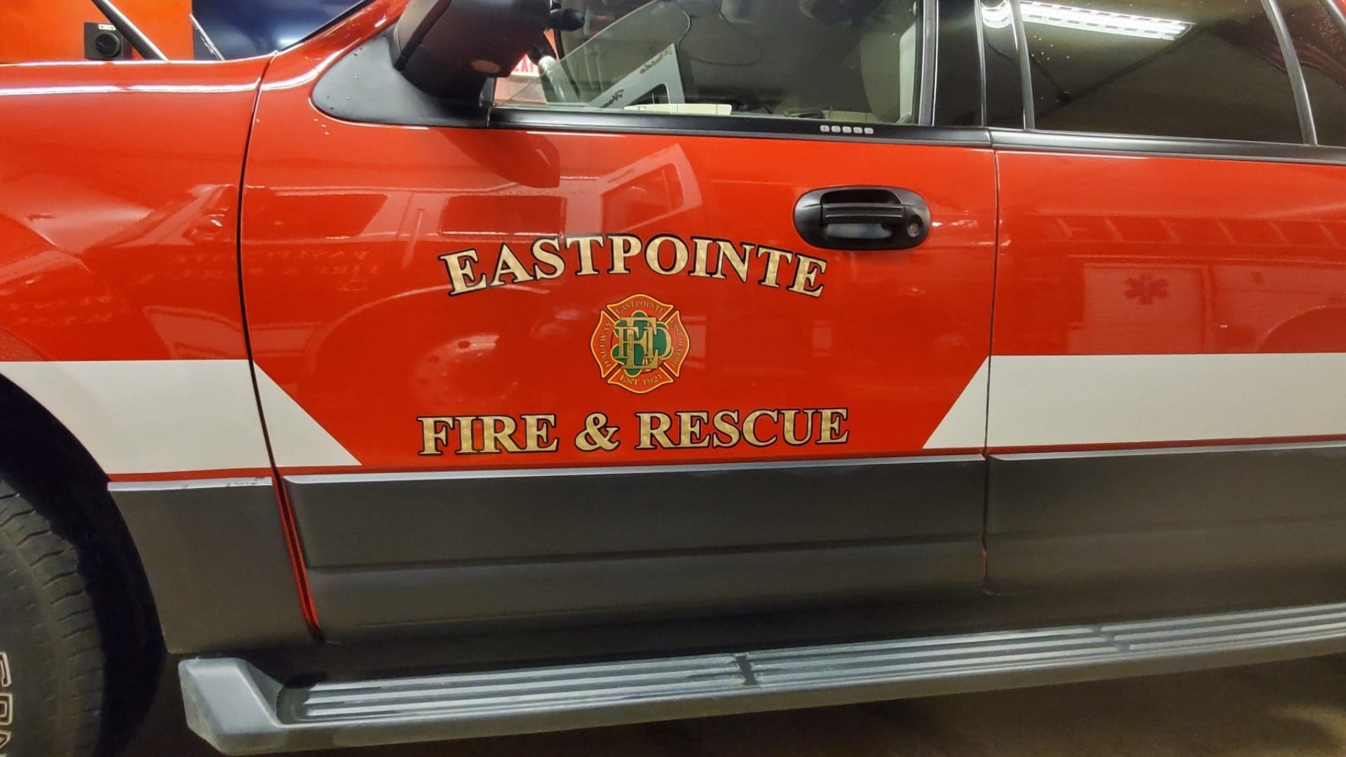 Fire Truck Vinyl Graphic Stickers (6)