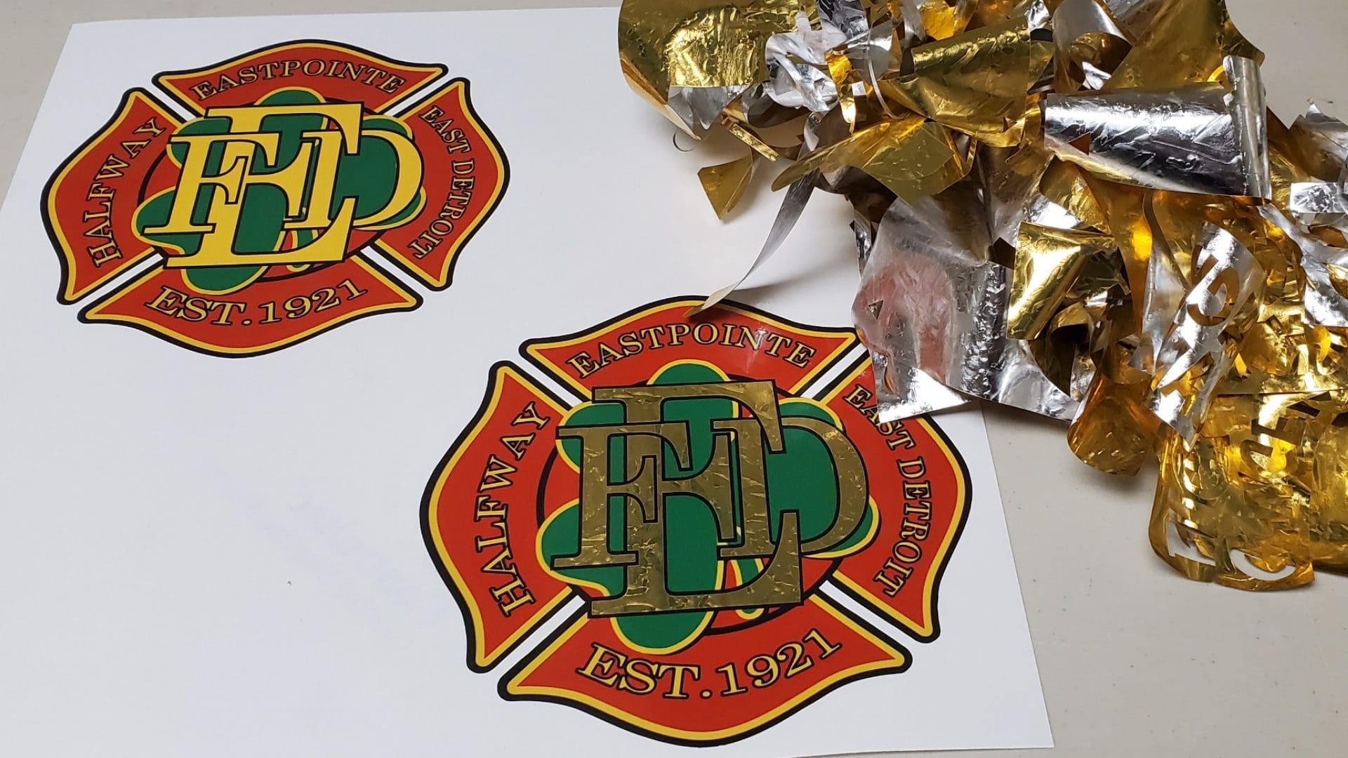 Fire Truck Vinyl Graphic Stickers (7) Fire Truck Vinyl Graphic Stickers (7)