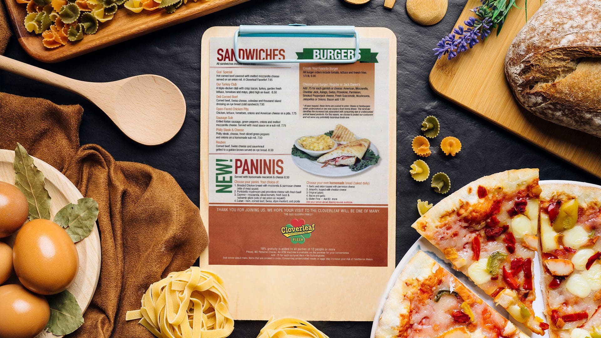 Restaurant Menu Graphic Design 3