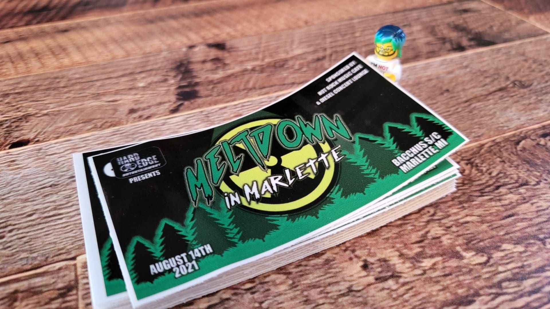 Meltdown in Marlette Stickers 1