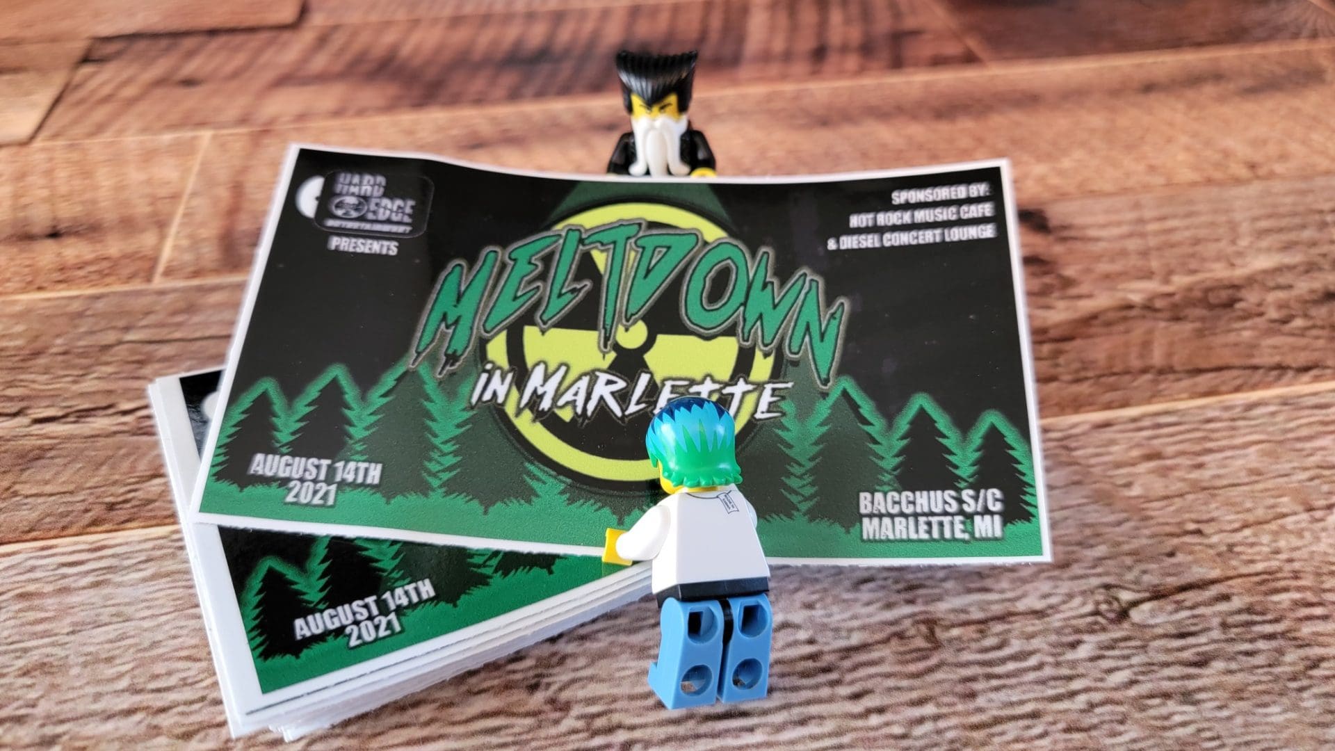 Meltdown in Marlette Stickers