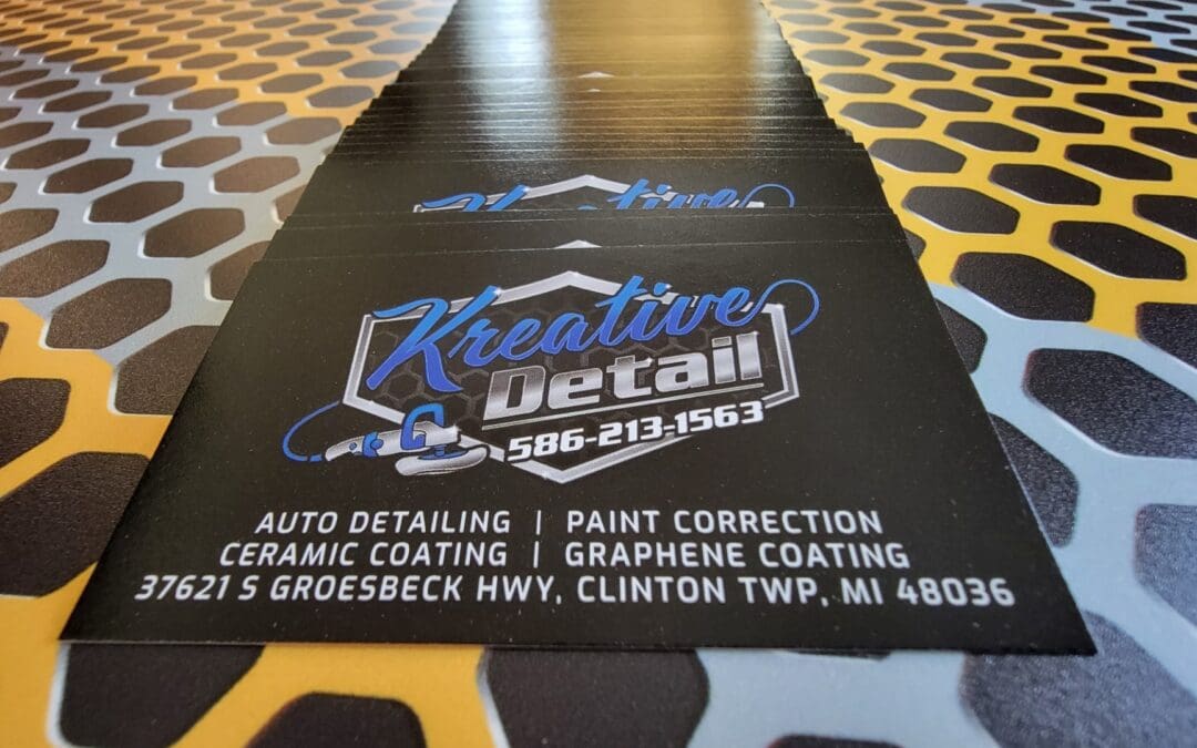 Auto Detailing Appointment Cards