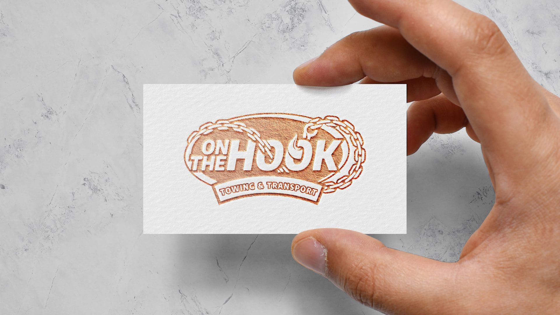 On The Hook Logo Design 4