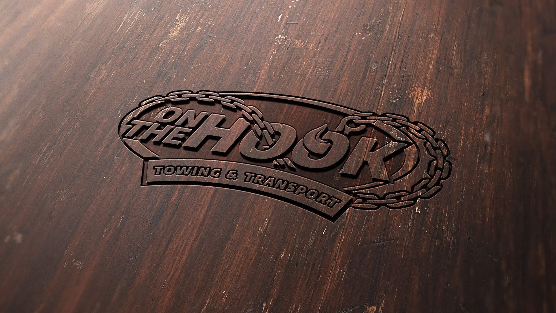 On The Hook Logo Design 6