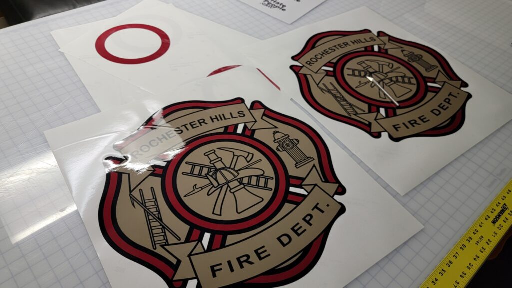 Fire Truck Logo Graphics 3